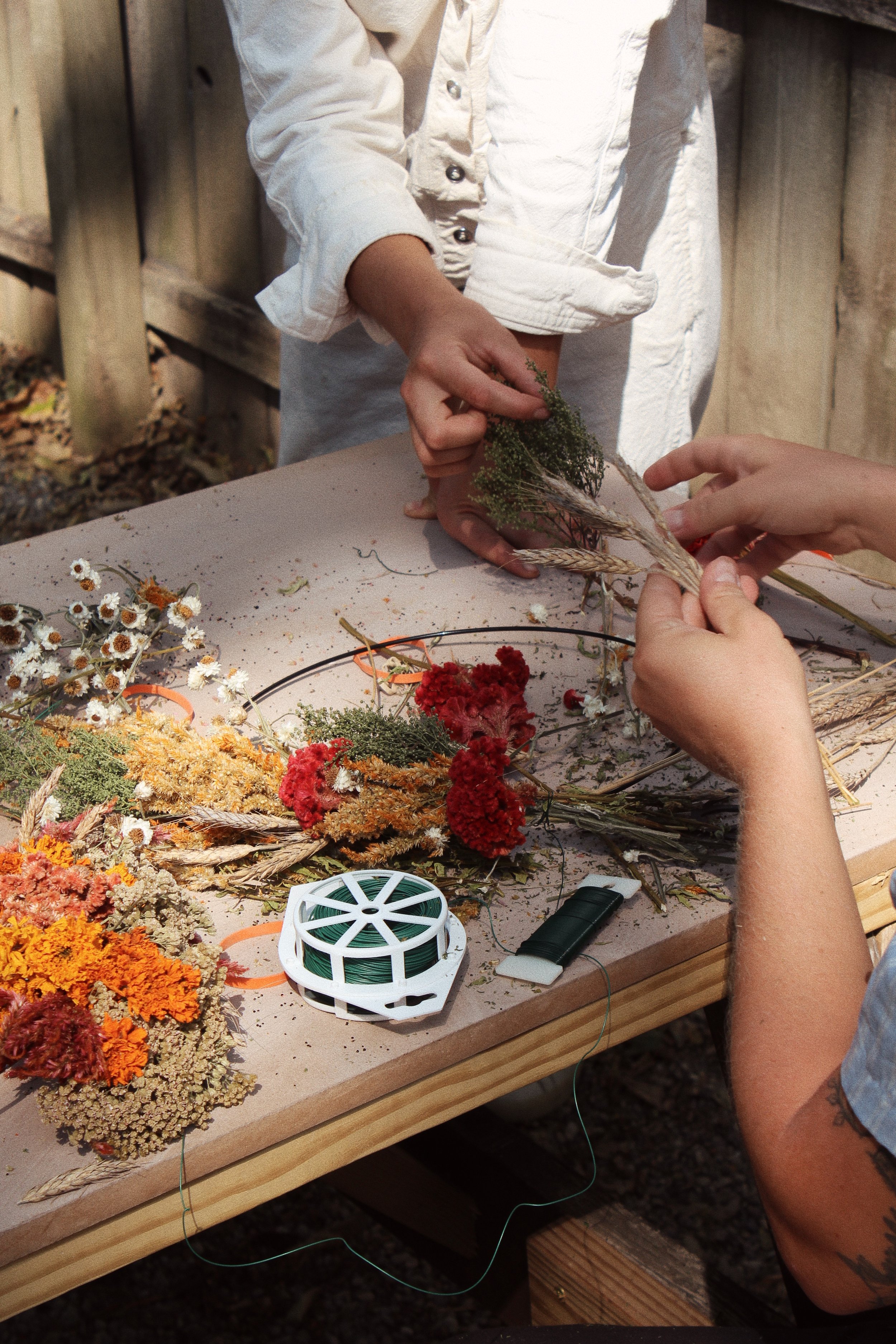Floral Wreath Workshop Made a Ceramic Art Studio and Butter Flower Farm.JPG