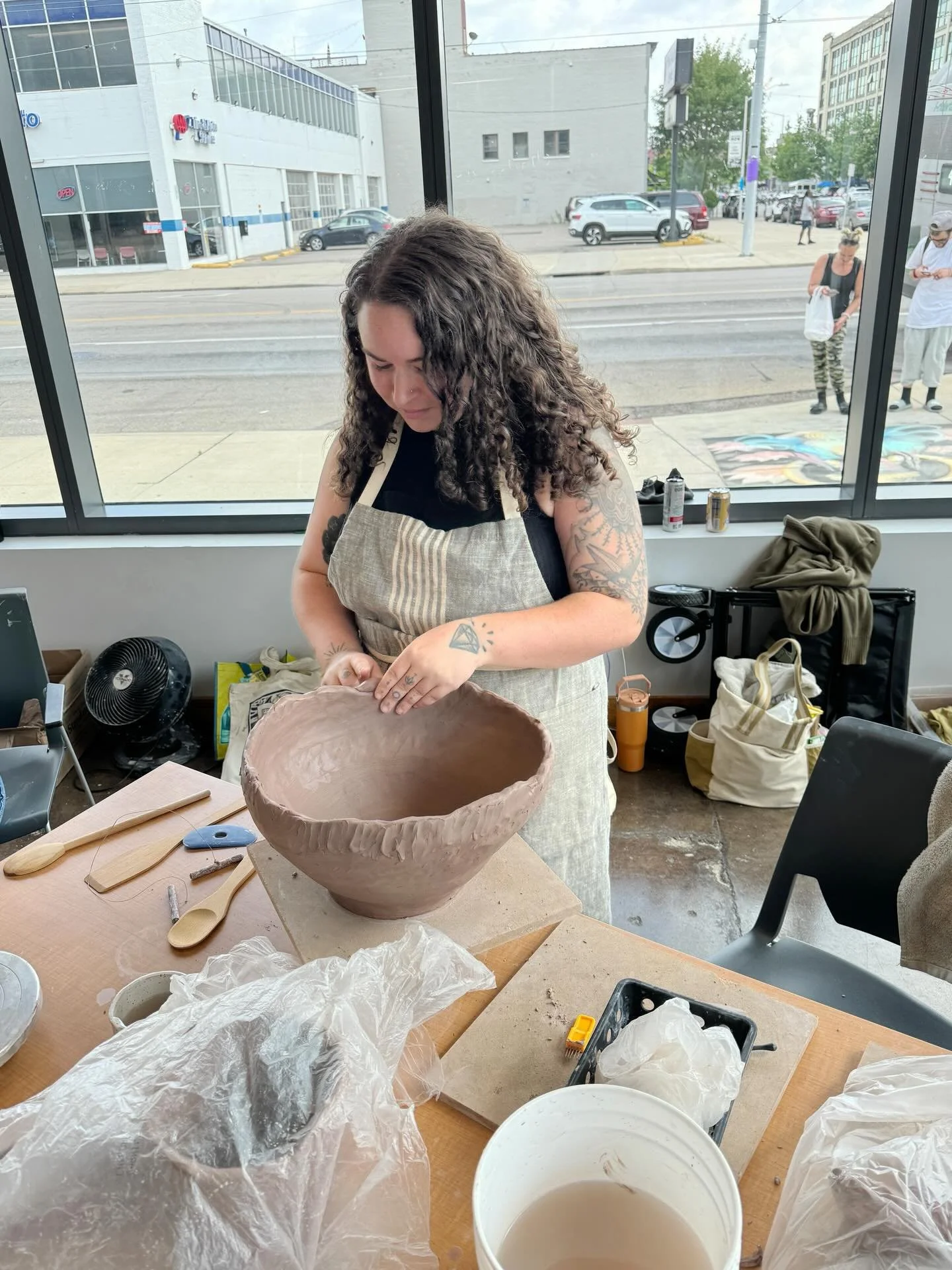 Chelsea has been with MADE for over two years, and she pours so much care and thoughtfulness into everything she does. Have you taken a workshop with us? Chances are Chelsea has seen your piece through the post production process, including firing an
