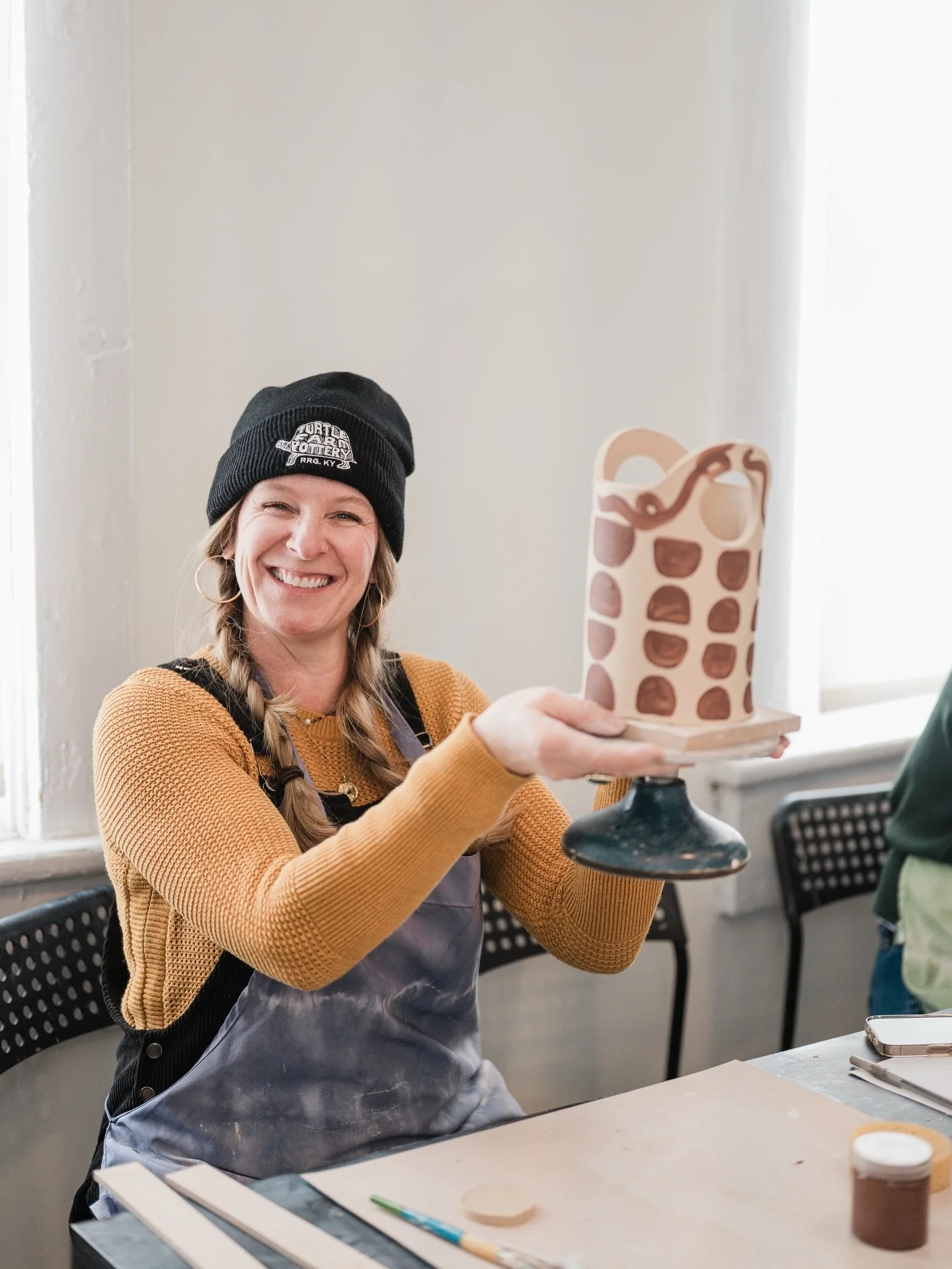 This year, we introduced underglazes to our one day handbuilding classes and it&rsquo;s been quite the hit! We love seeing your individual creativity shine through with each piece you make and watching you add color/patterns to personalize your wares