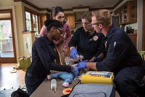 This workshop provides instruction on high-performance CPR for first ...