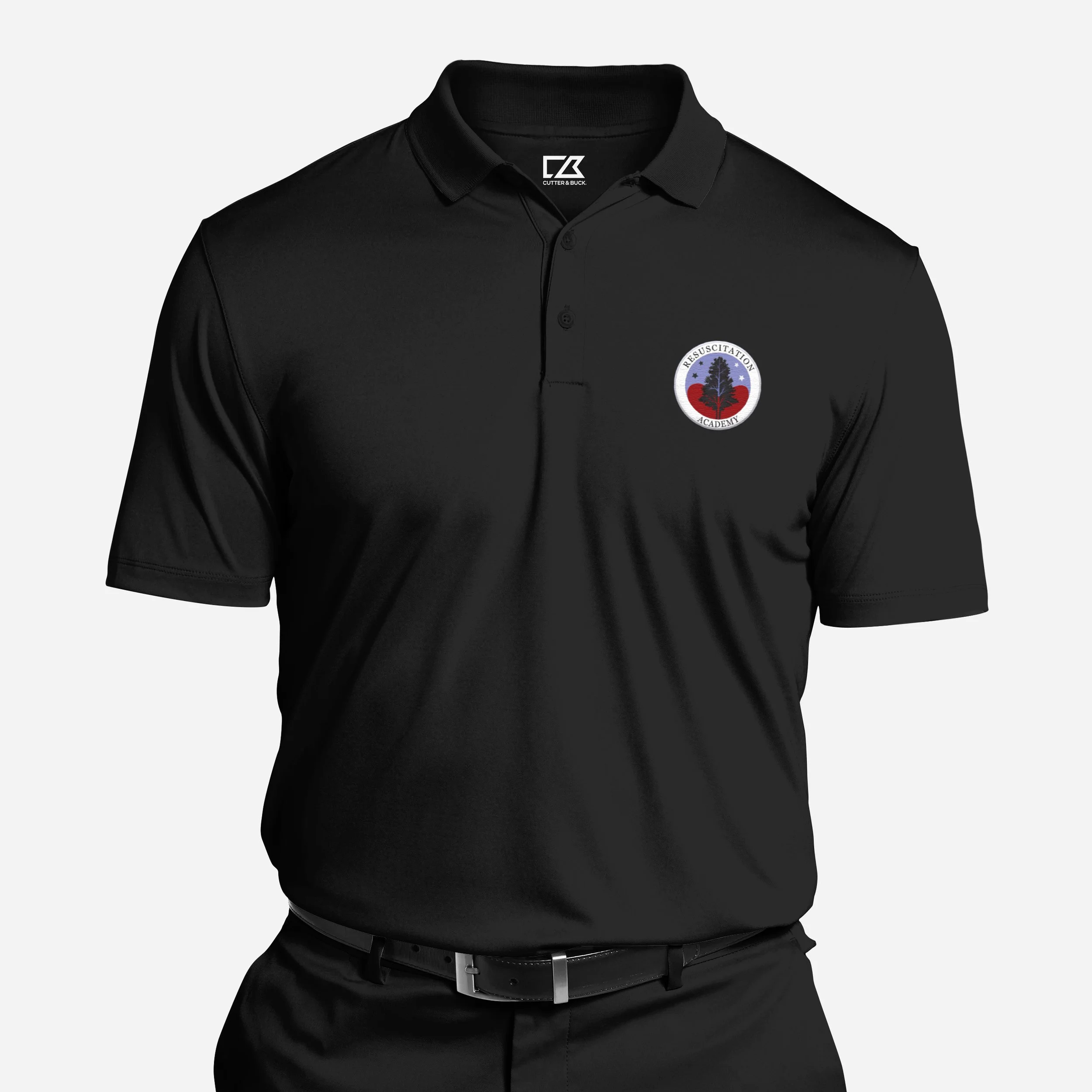 Cutter & Buck CB Drytec Genre Textured Solid Polo