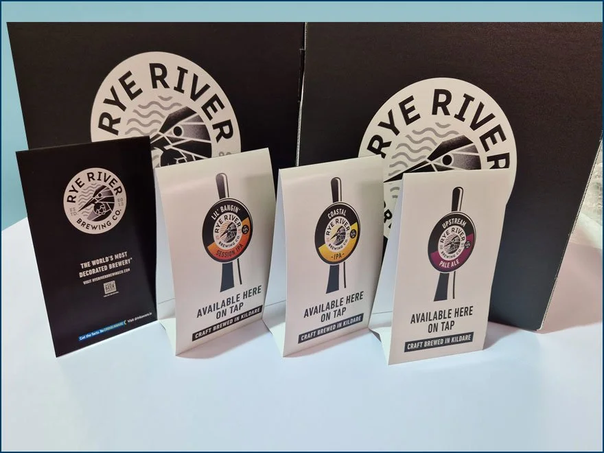 Rye River Brewing Co. Tent Cards