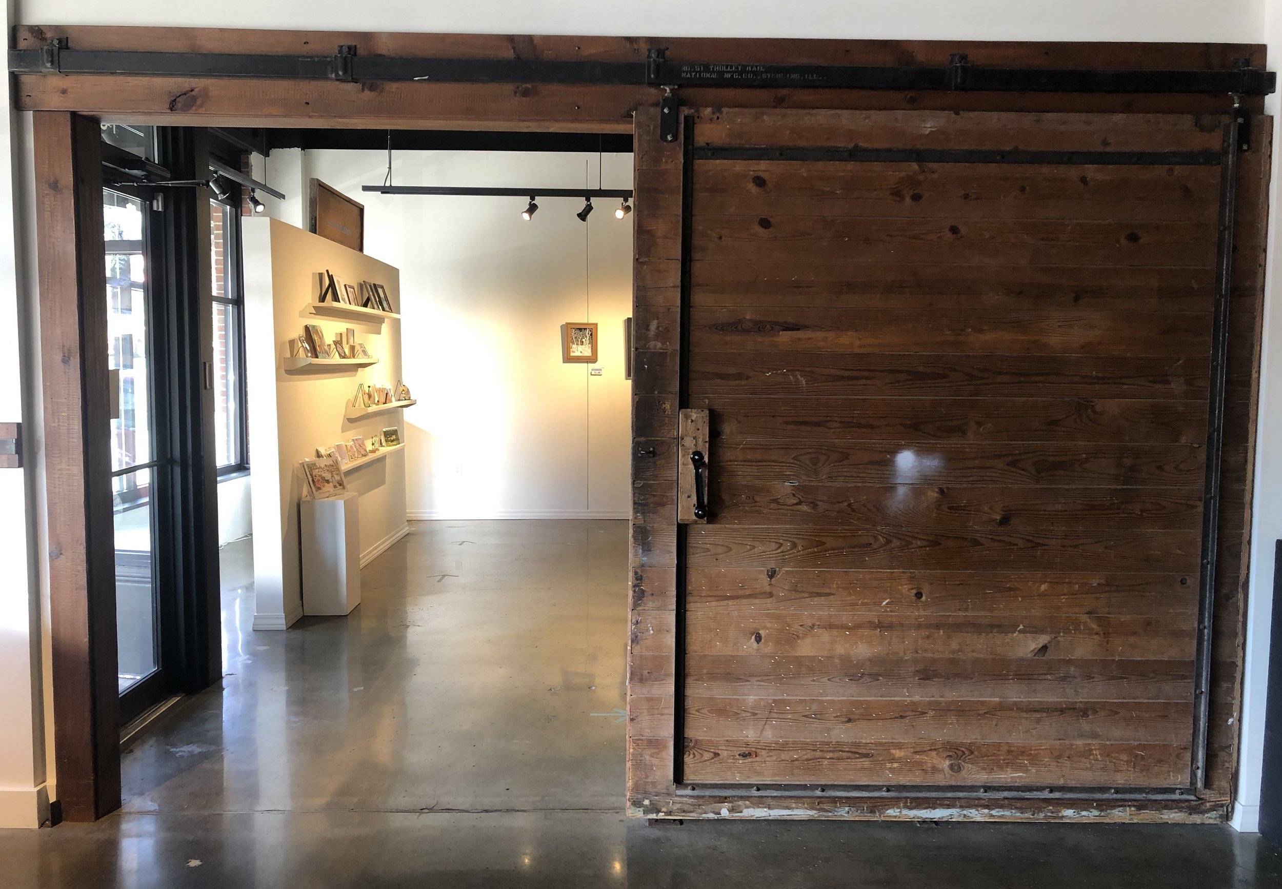 View of Visual Arts Cooperative Gallery from AC SEMO Gallery