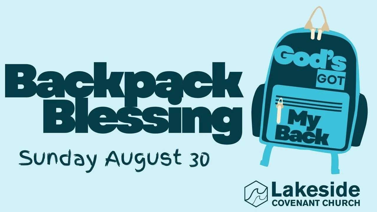 Backpack Blessing