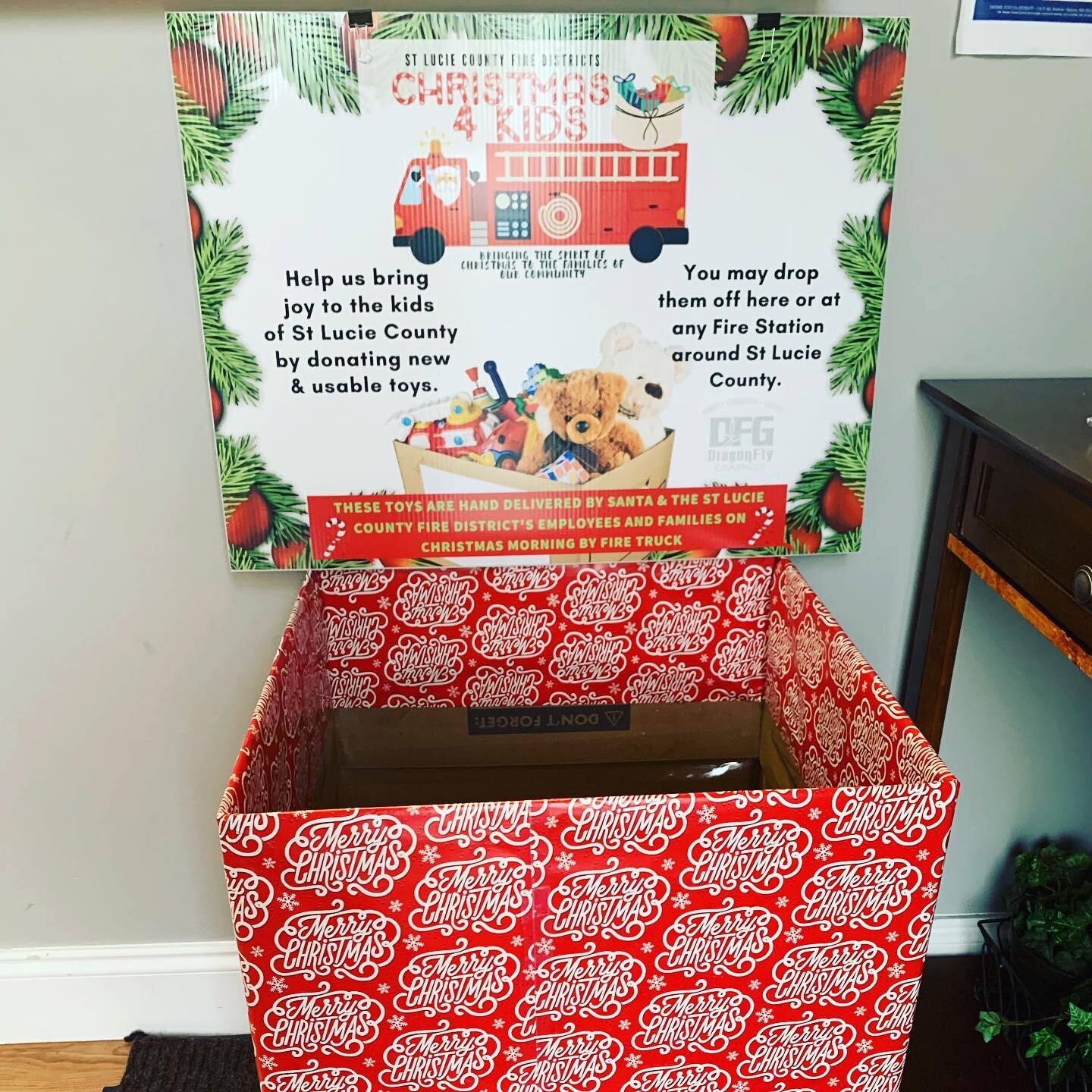 🚨Drop off location alert 🚨 
Solutions Therapy &amp; Learning 
1483 SW Bouganvillea Ave
Port St Lucie, FL 34953
#christmas4kids #supportstluciecounty #community #kidsinneed #supportlocal #slcfd #welovethekids #dropofftoys #donate #helpingothers #chr