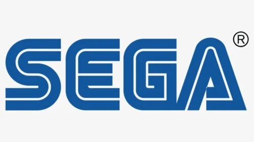 SEGA logo in blue on a white background.