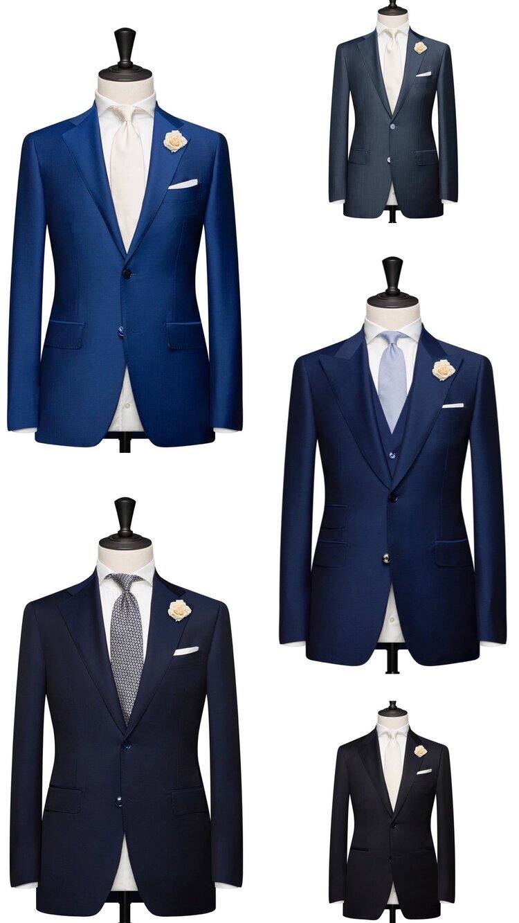 Royal Blue Wedding Tuxedo Formal Suits Men Slim Fit Groom Wedding Suit 3  Pieces Evening Party Dress Terno Masculino Blazer Sets - AliExpress