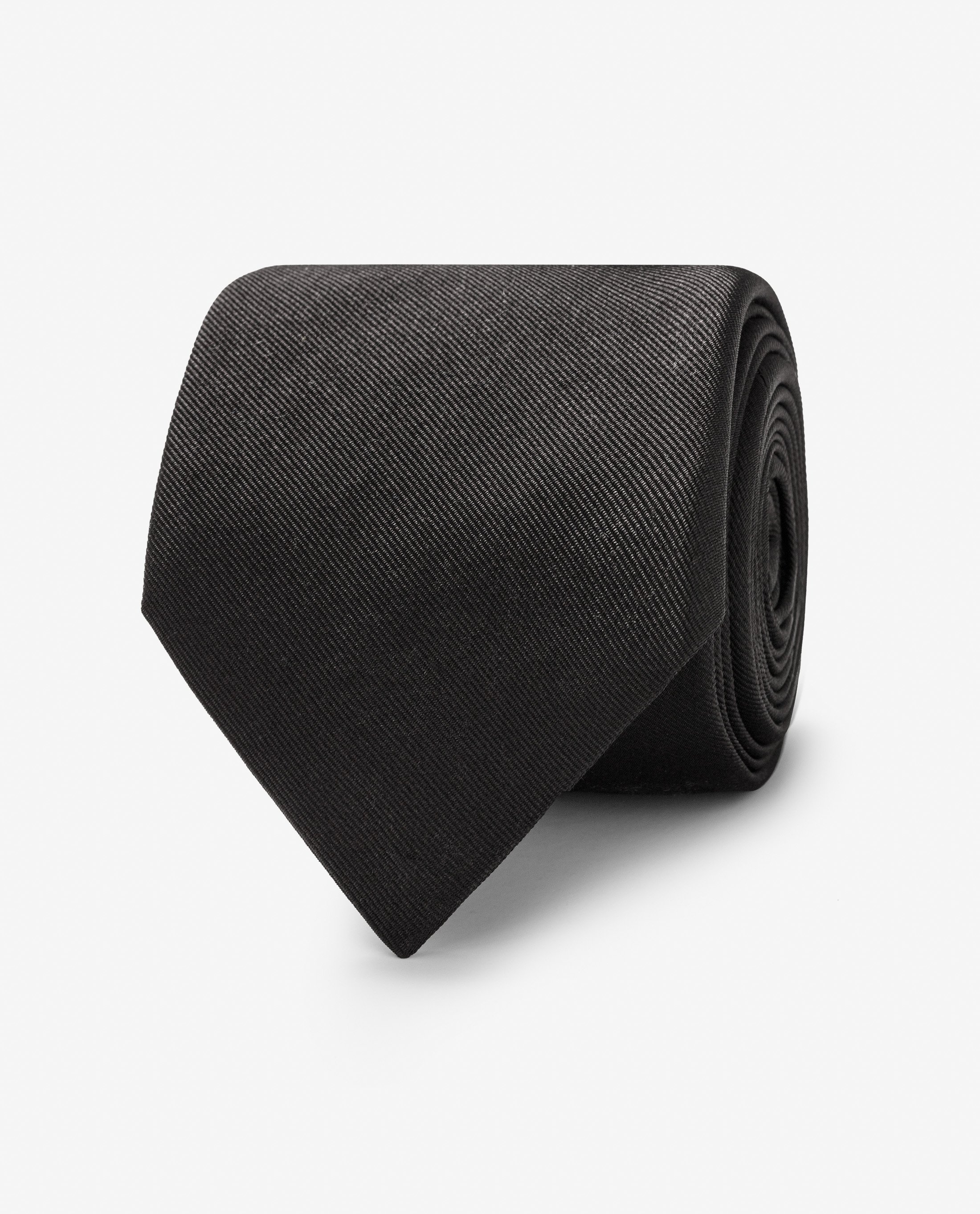 Black Silk Necktie