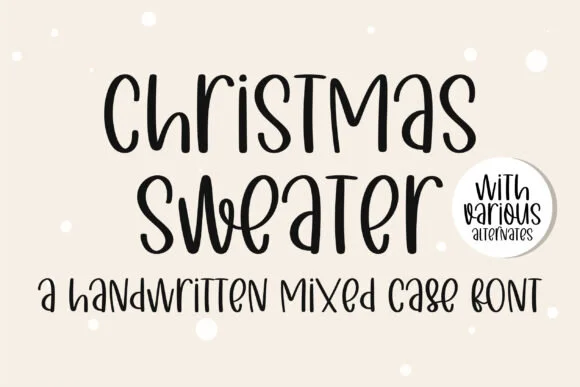 Christmas Sweater by BitongType