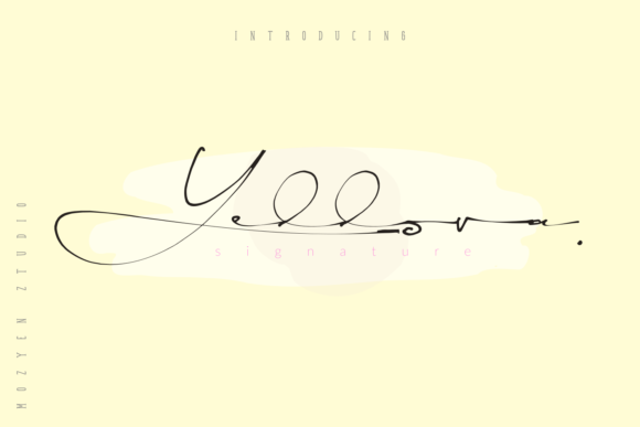 Yellova Signature by mozyenstudio