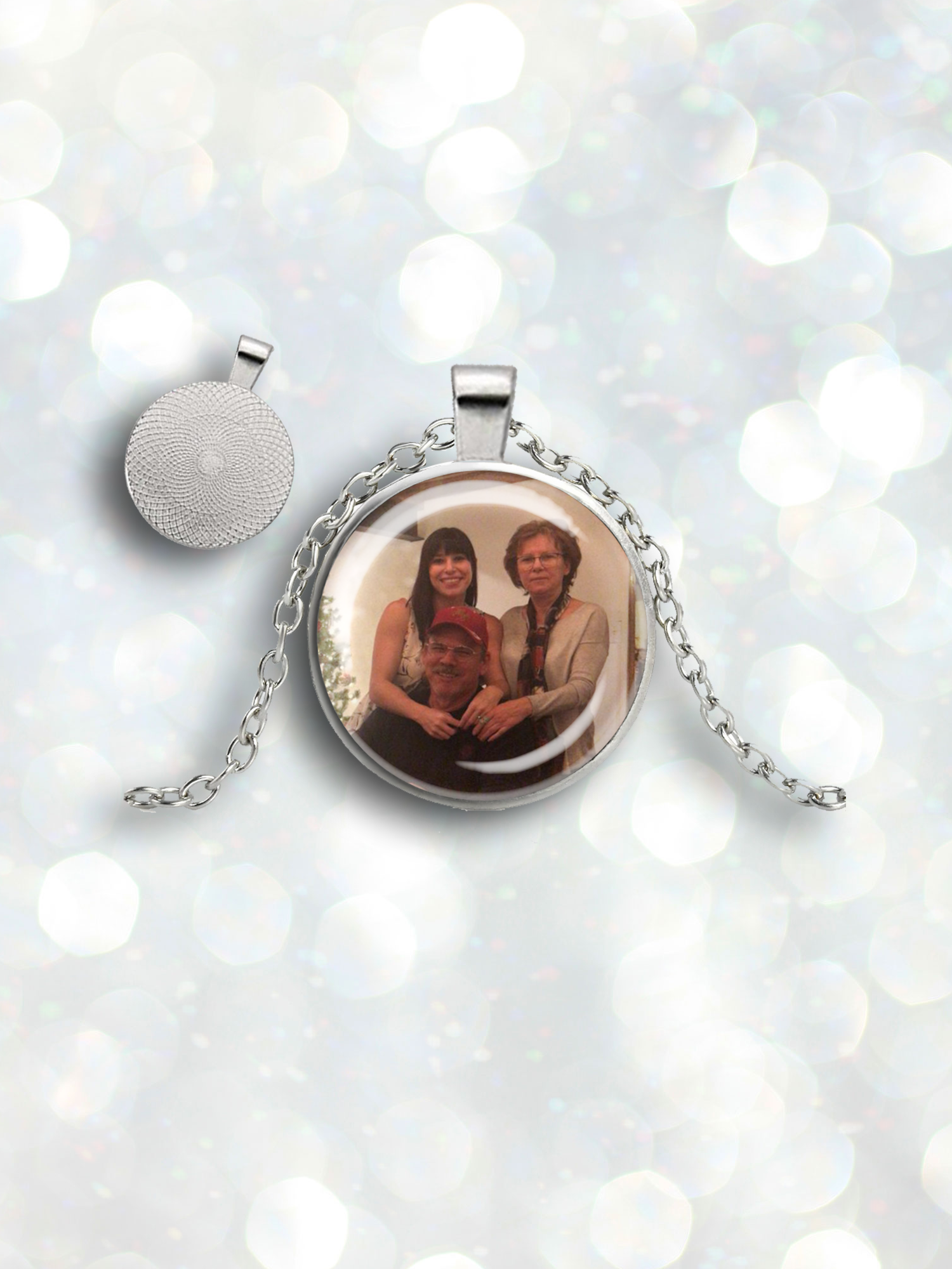 GLASS PHOTO NECKLACE