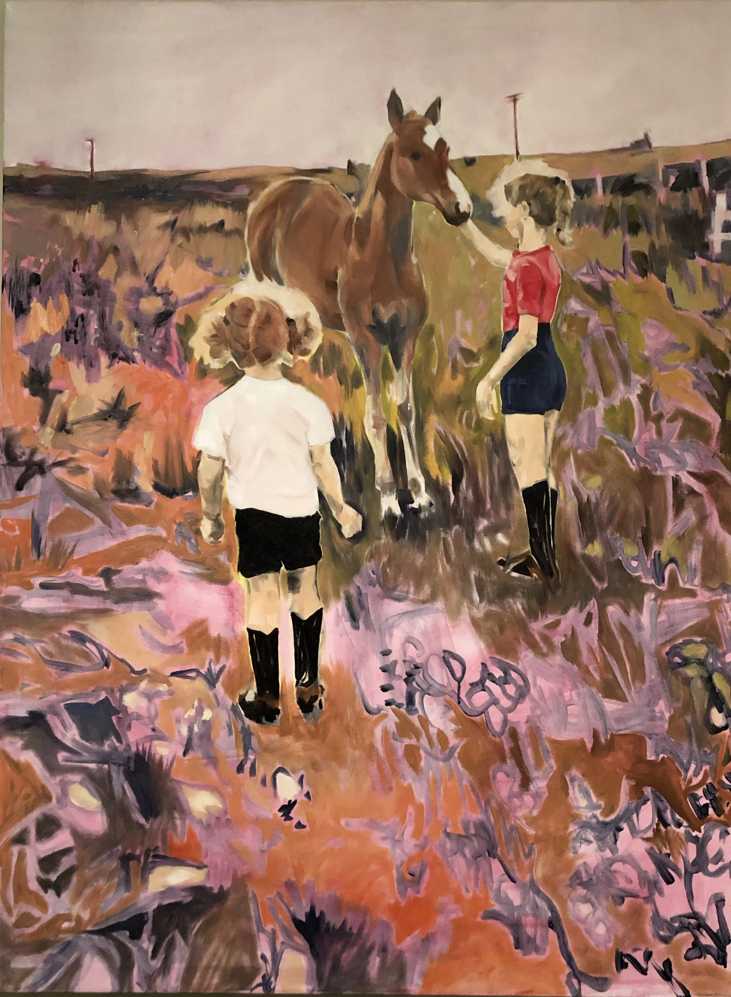 Wildfire, 36"x48", oil on canvas
