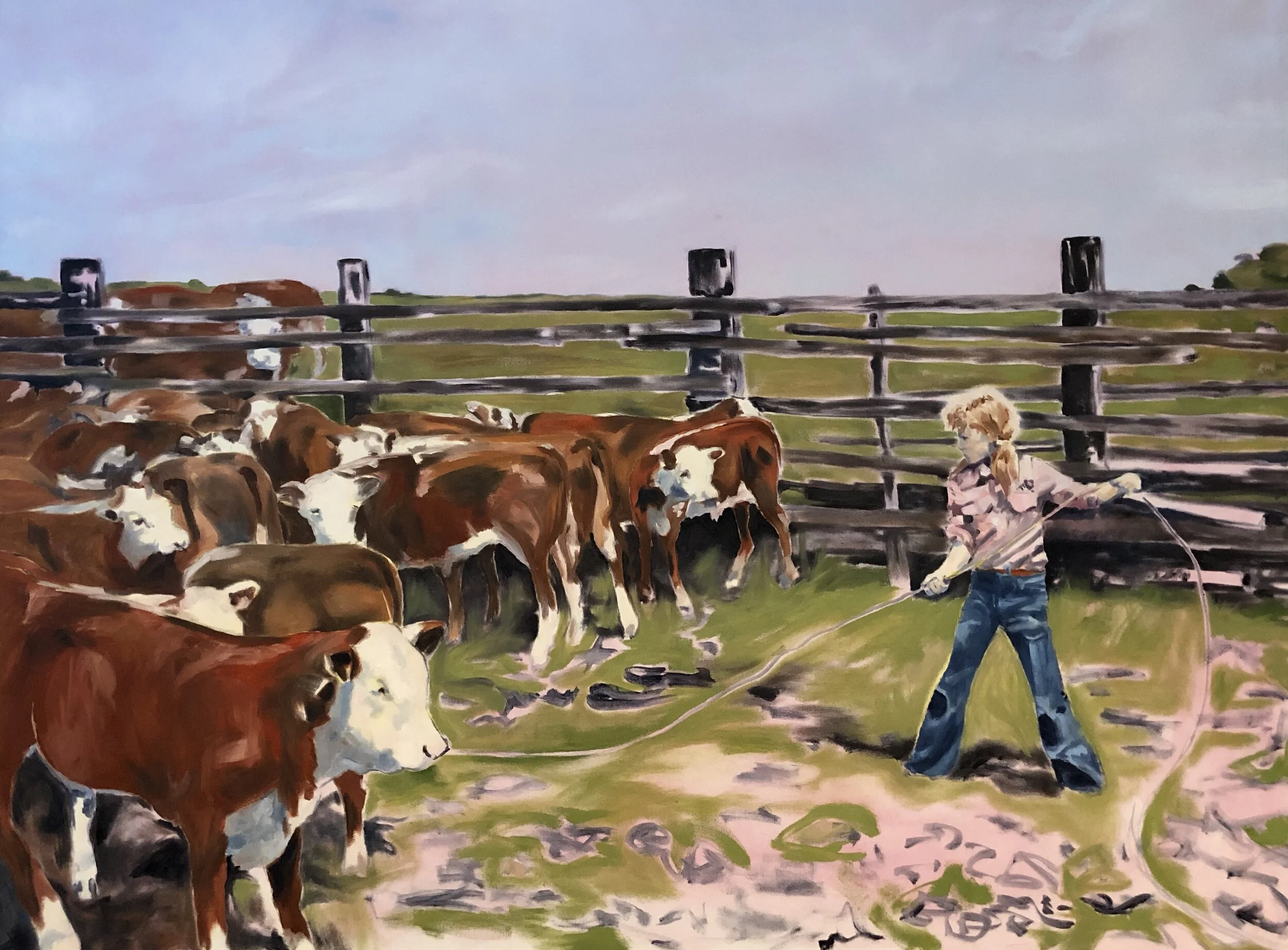 Roper, 36"x48", oil on canvas