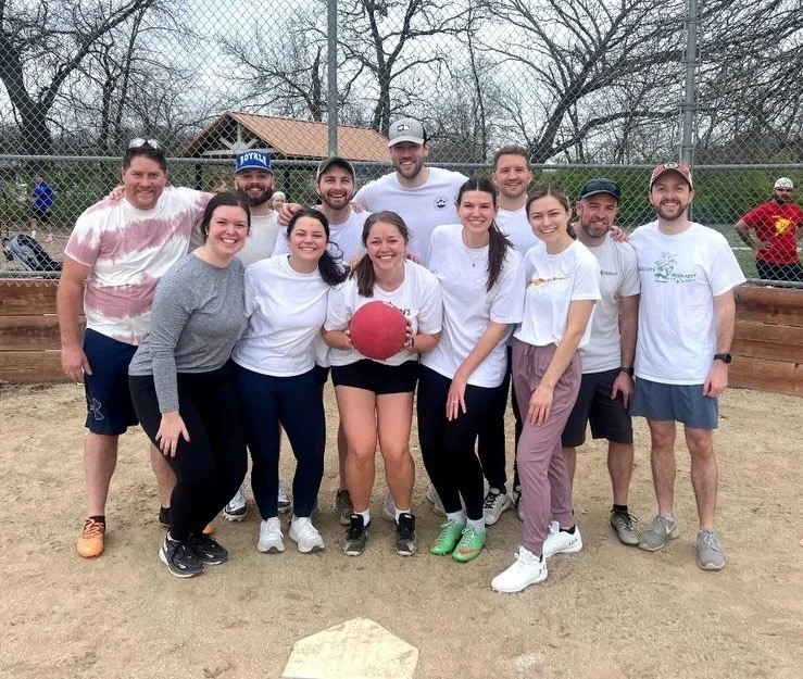 Join us for our Kickball League - March 14 to May 9 at Bishop Miege North! Sign up at the link in our bio!