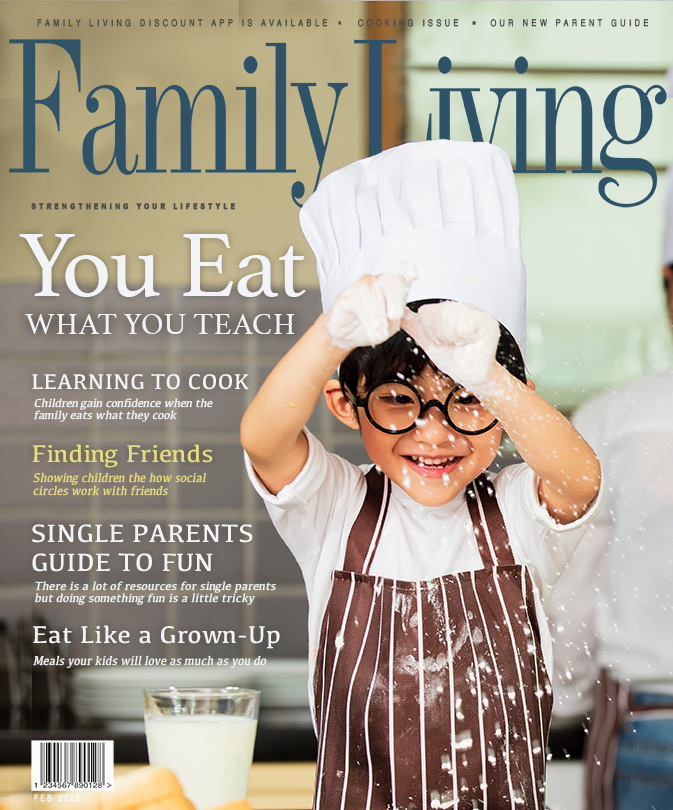 Family Living Magazine Cover - April