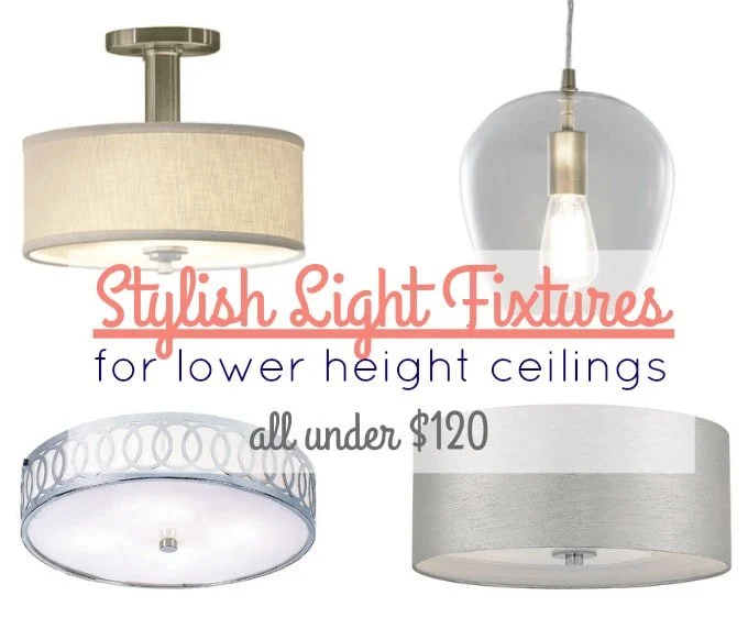 photo of 4 different light fixtures