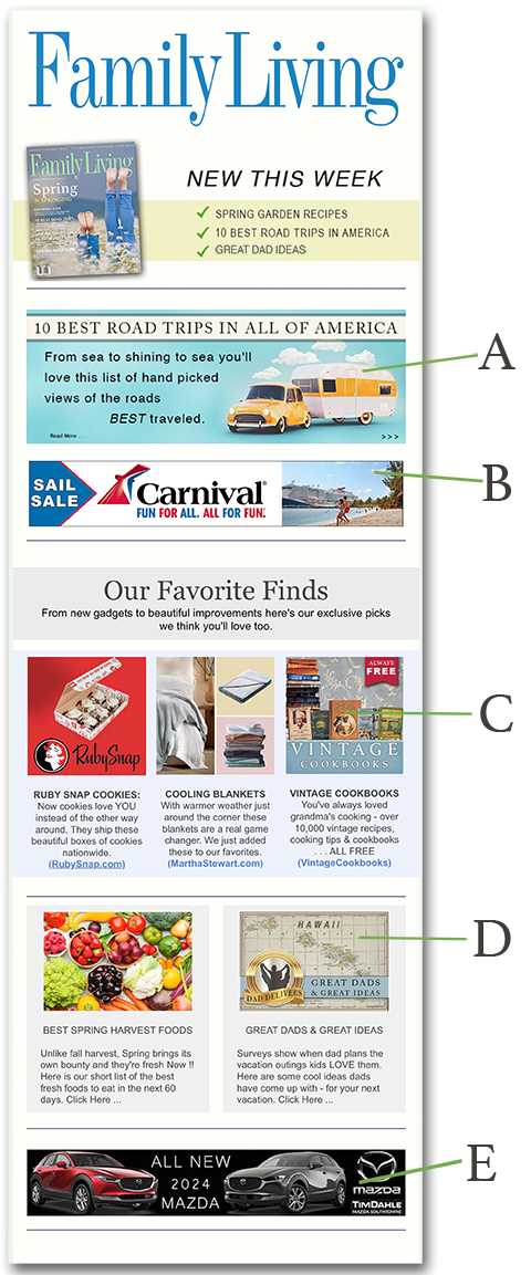 Family Living Magazine Advertising media Kit