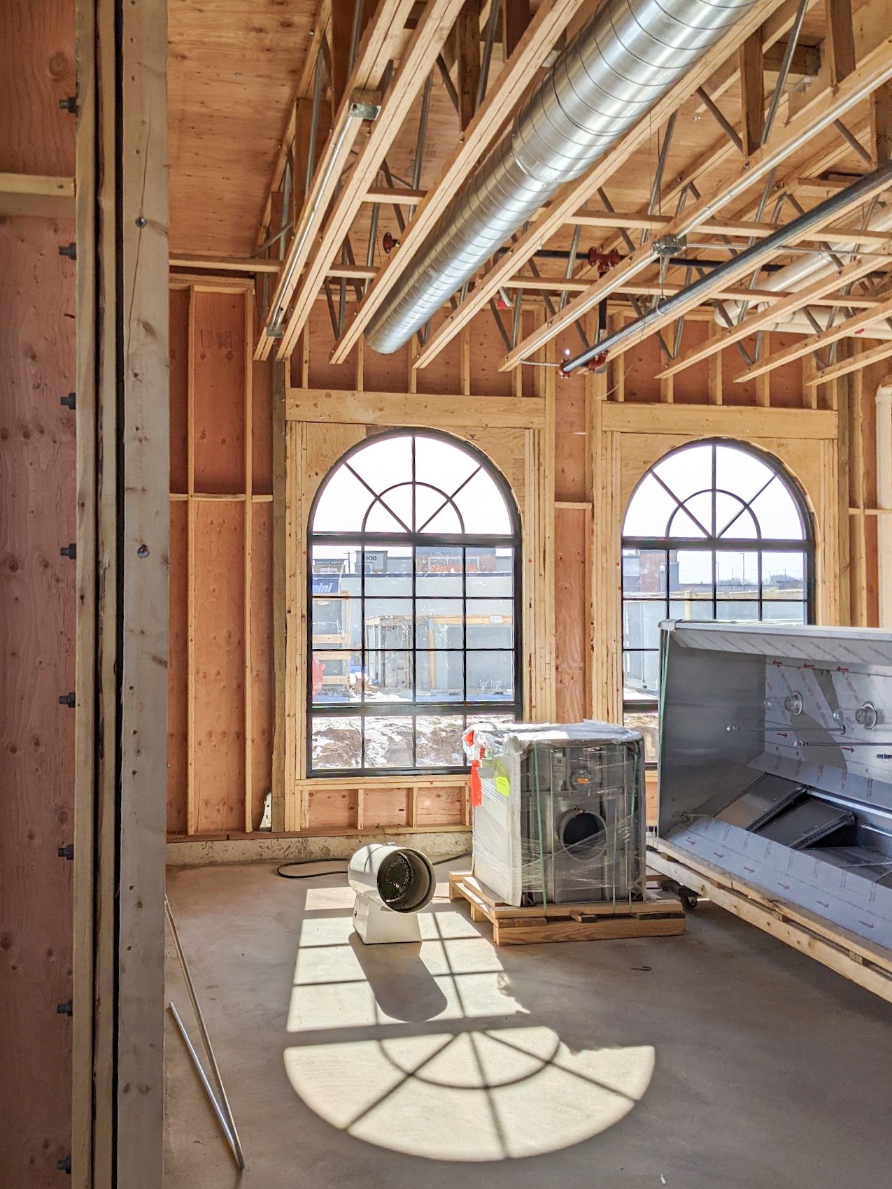 Windows on Olive Garden