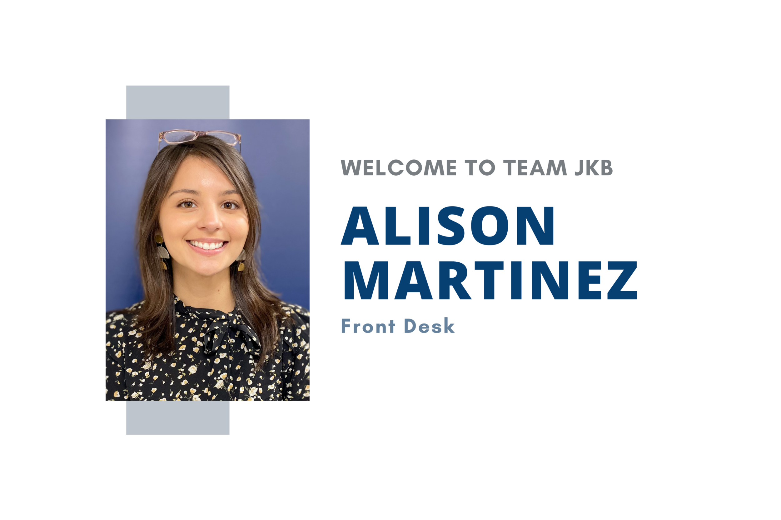 Welcome Alison!