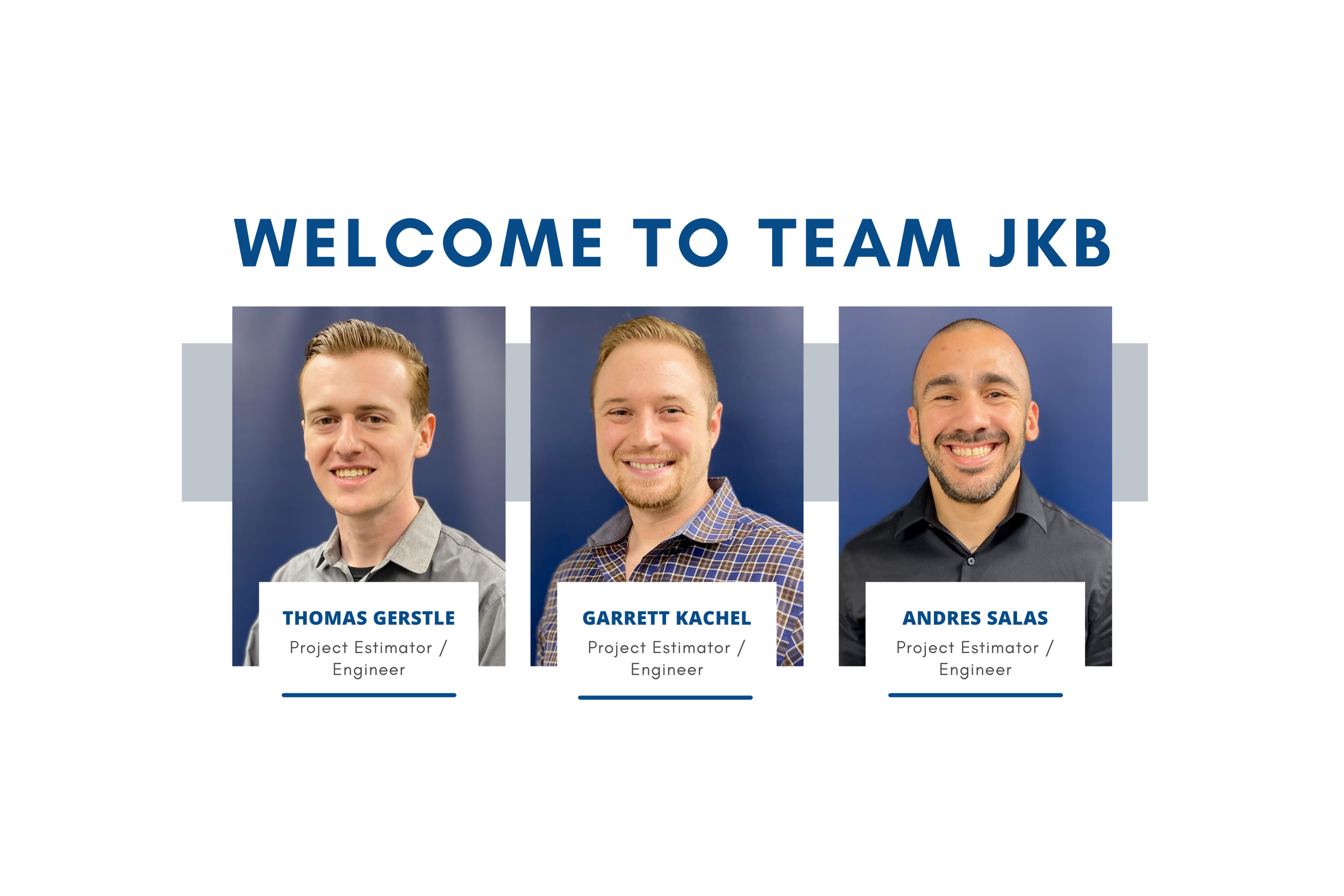 Welcome Estimators!