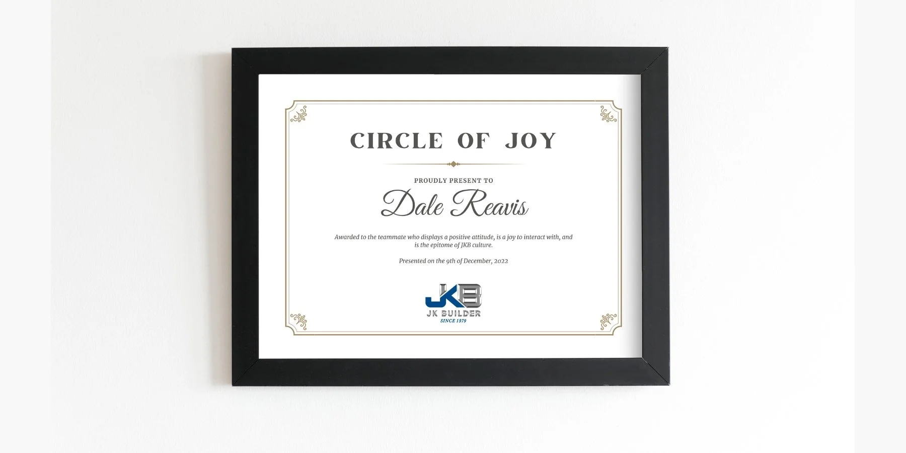 Circle of Joy Award