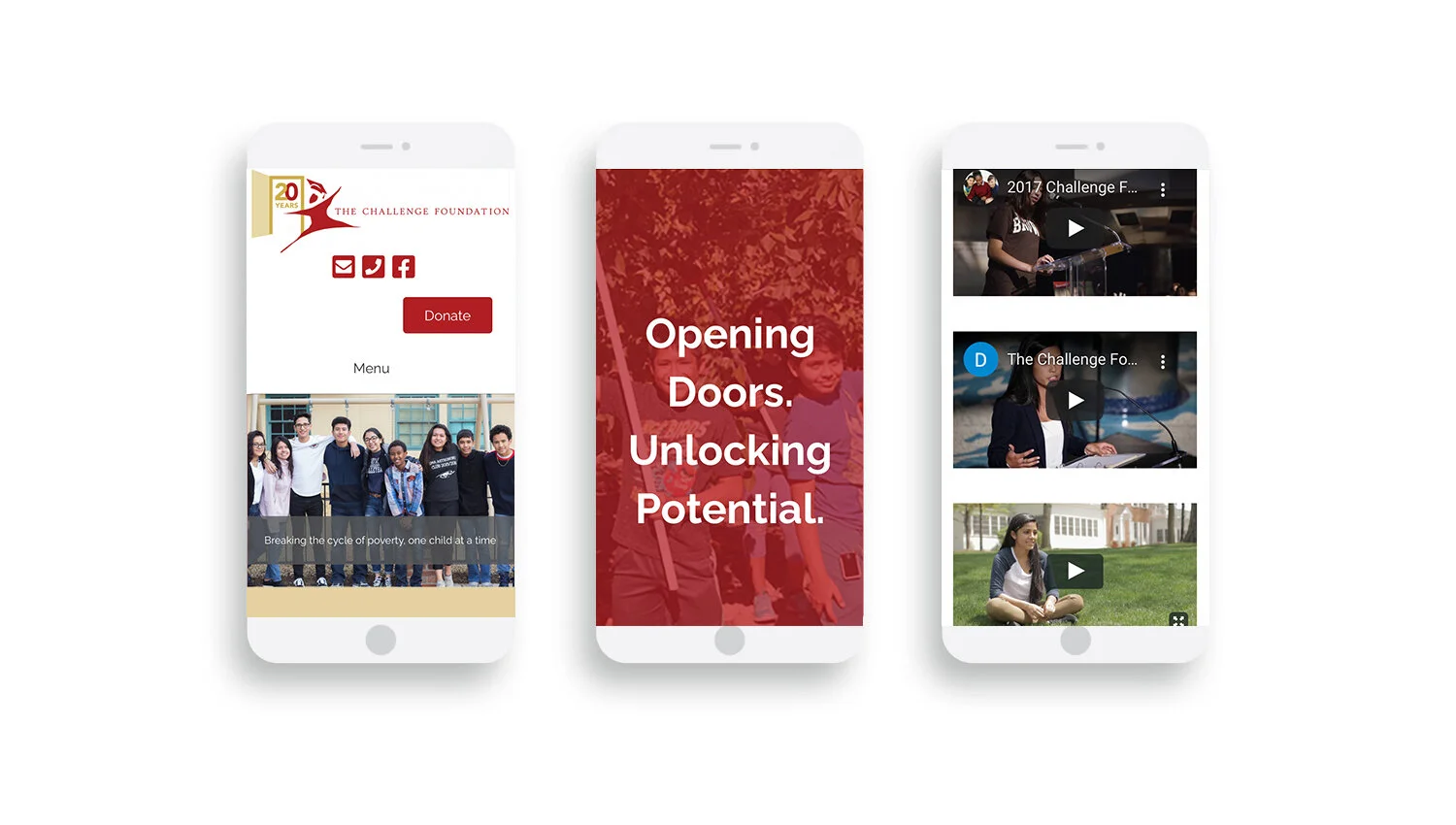 The Challenge Foundation on Mobile