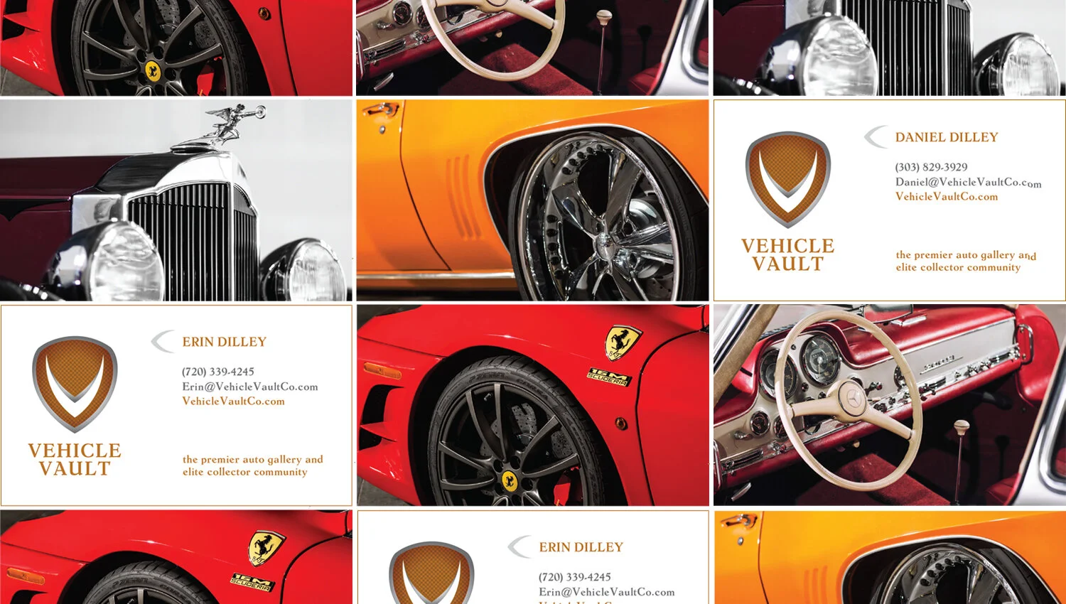 Vehicle Vault Business Cards