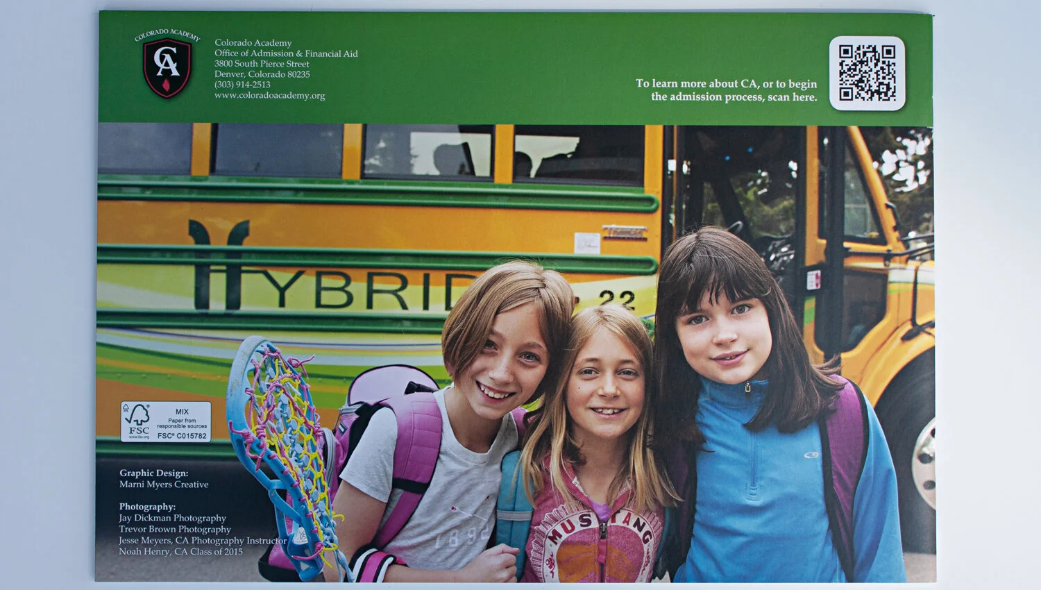 Colorado Academy Search Brochure Back