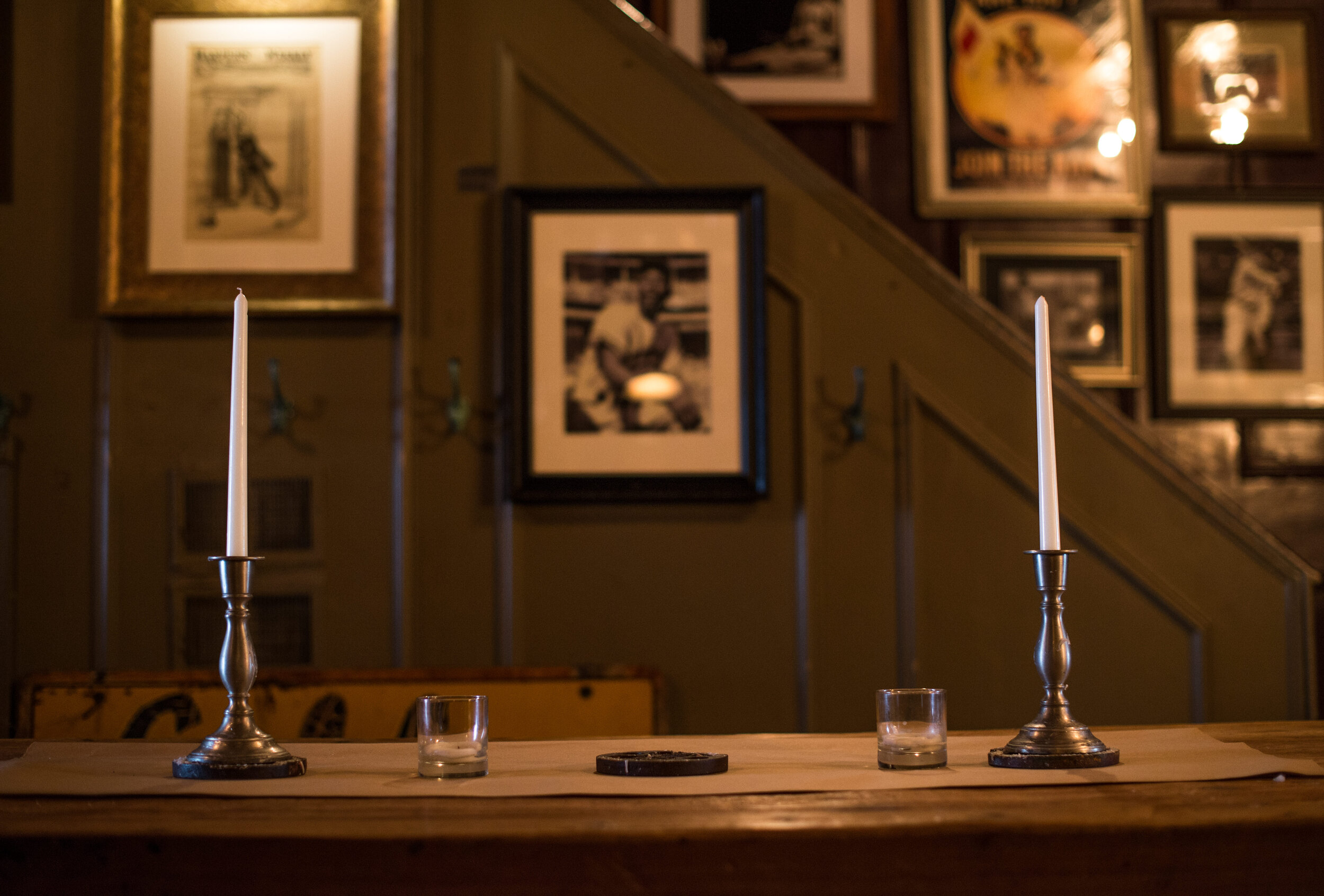 Elegant Table Setting with Candles