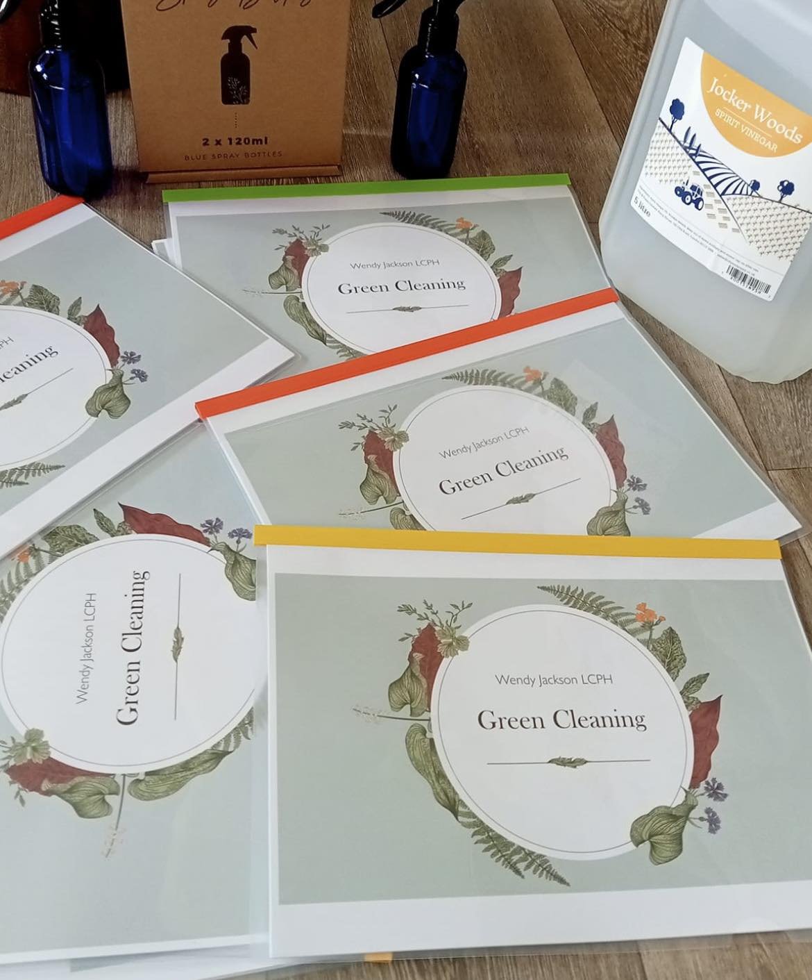 Learn more about green cleaning products and make one to take home, along with this booklet that Wendy has put together. 
7pm until 9pm tonight 
&pound;25 
Located here at Hayley Jayne Retreat