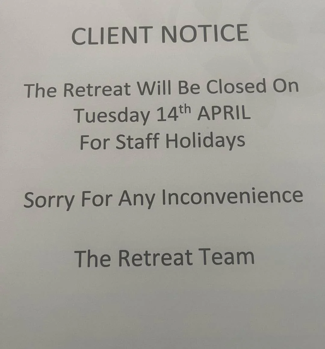 Client notice
We will be open as usual on Wednesday 15th 
Thank you for keeping us busy as usual