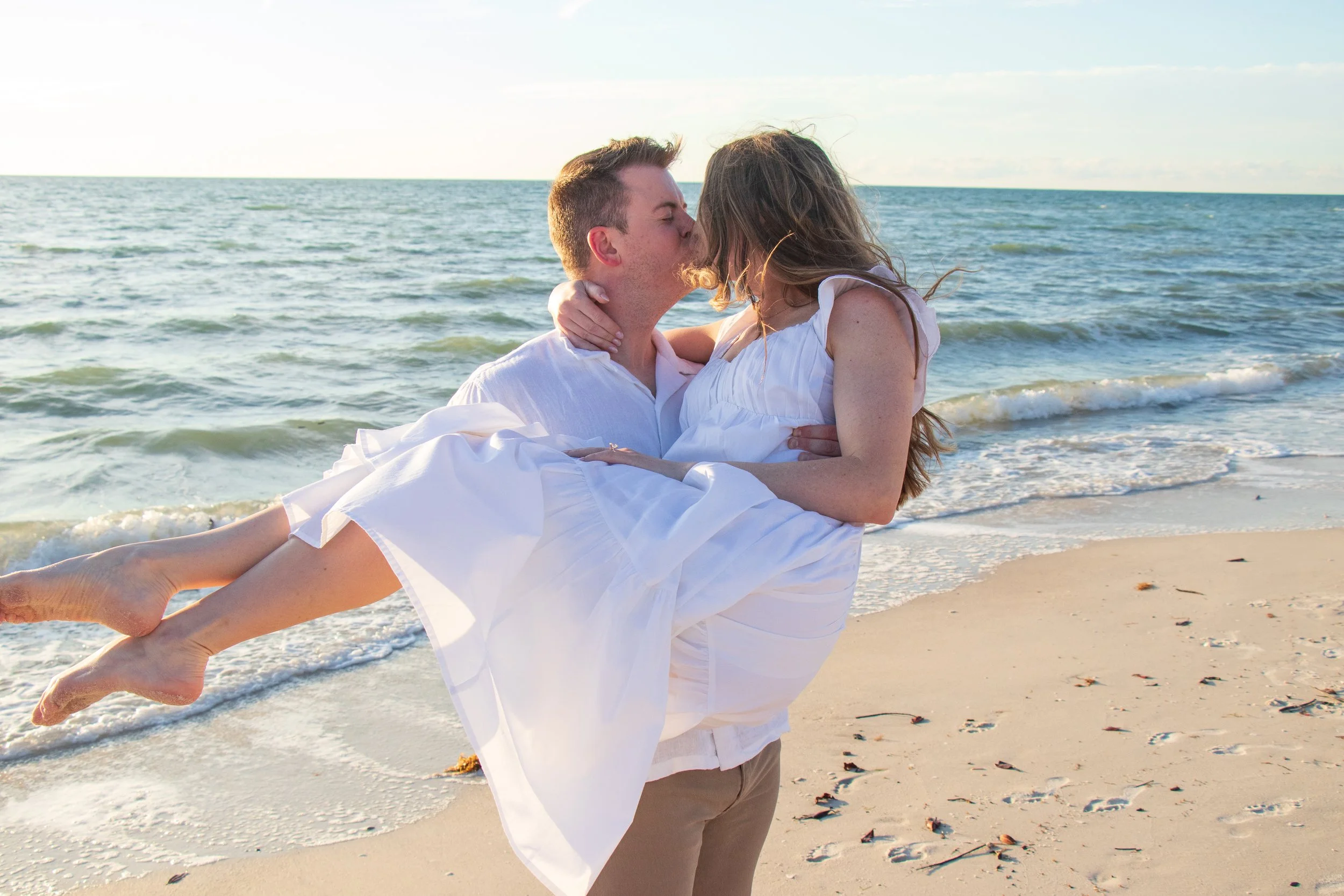couples beach photography in Naples