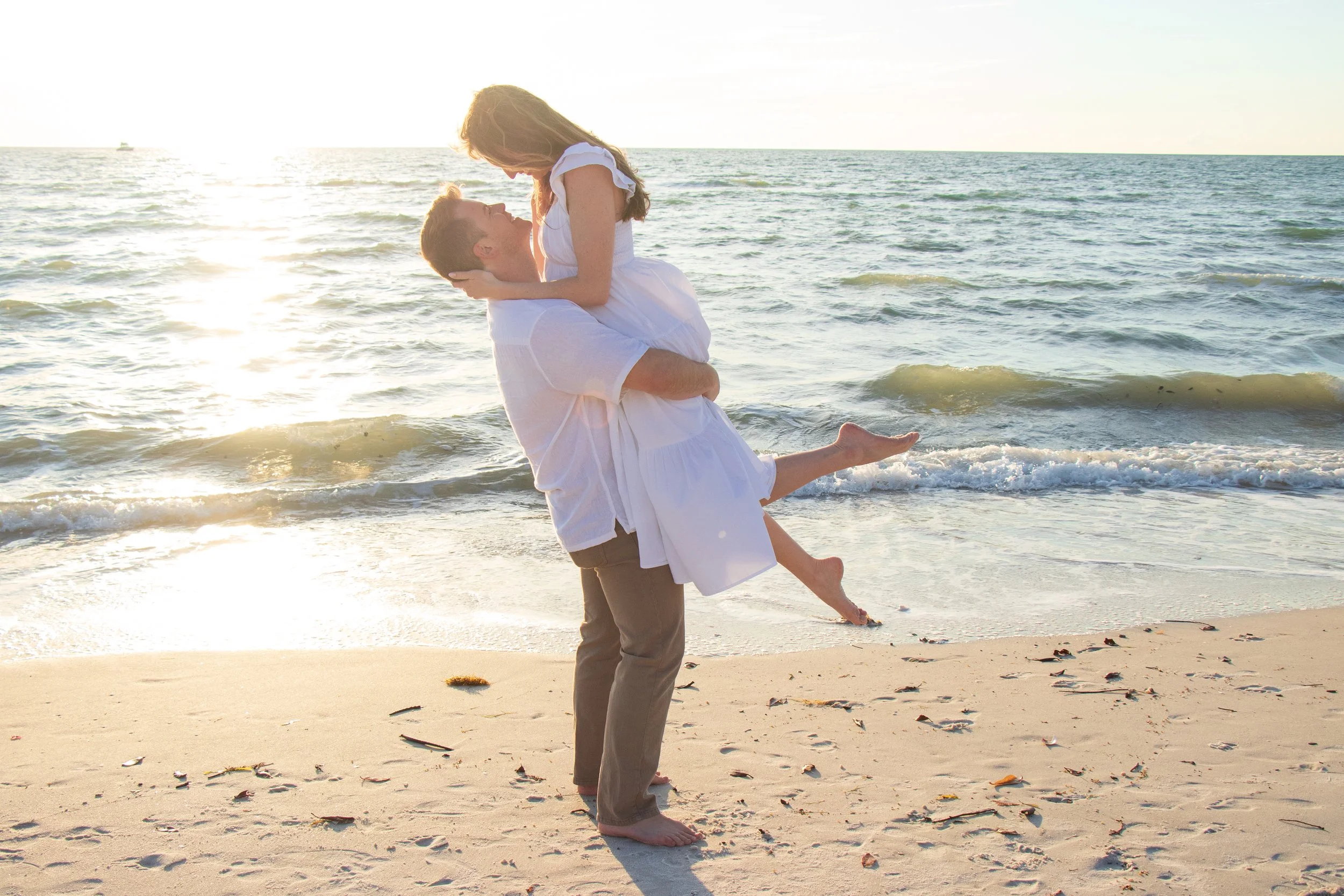 couples beach photography in Naples