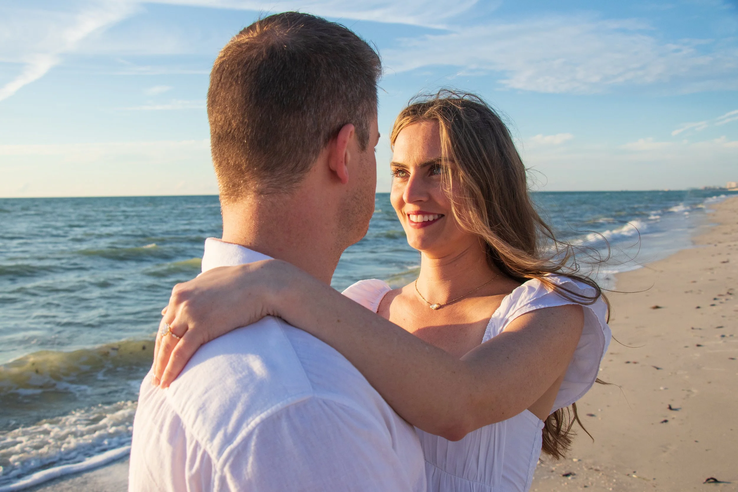 couples beach photography in Naples