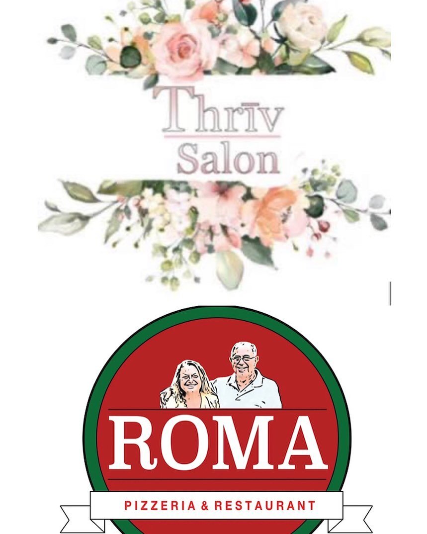 Enjoy an evening of pampering and delicious food with this bundle of gift certificates for a complimentary haircut @thrivsalon_nj and $25 gift certificate to @roma.pizzeria. 
Combined Value: $100

Visit the link in our bio to learn more about the ite