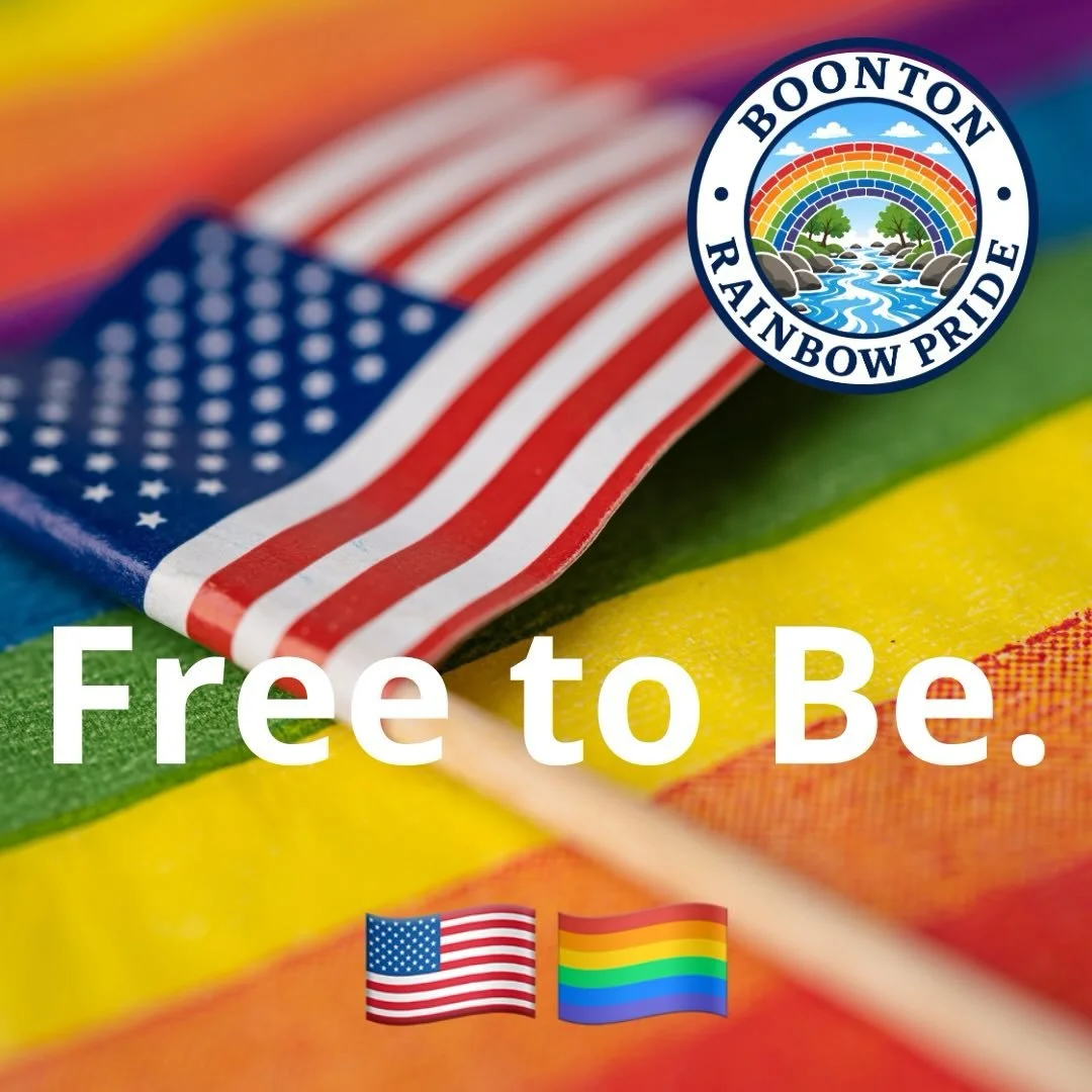 Happy 4th of July from Boonton Rainbow Pride! 🎆🌈

Today we celebrate freedom &mdash; and this year, that word means something personal to us.

Freedom to be who you are. Freedom to show up in your community. Freedom to paint a panel on a rainbow ar