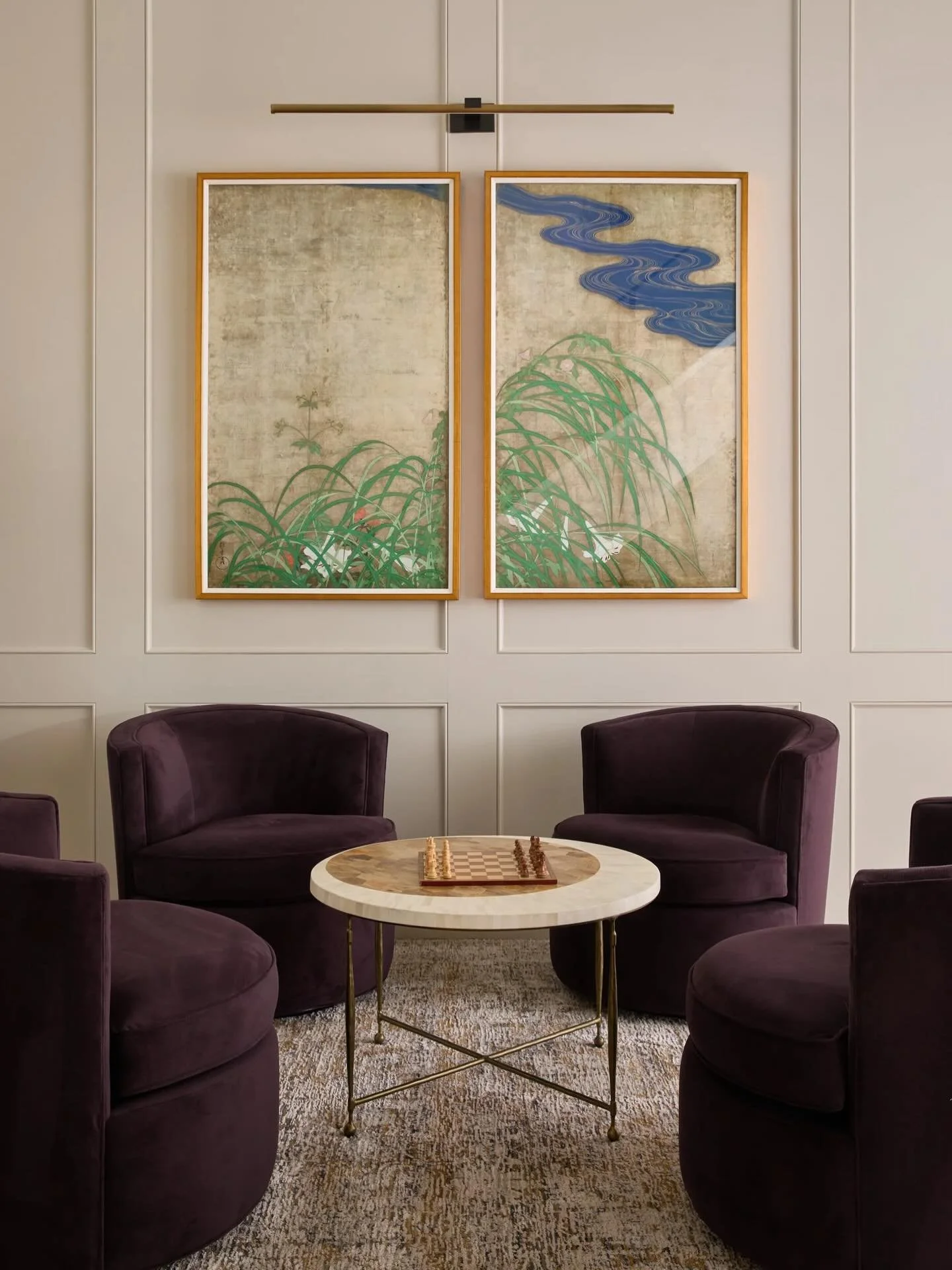 New year, new project on our site! Loving the deep and rich hues used in every spaces #ninajizhardesign 
📸 @margaretaustin_photo