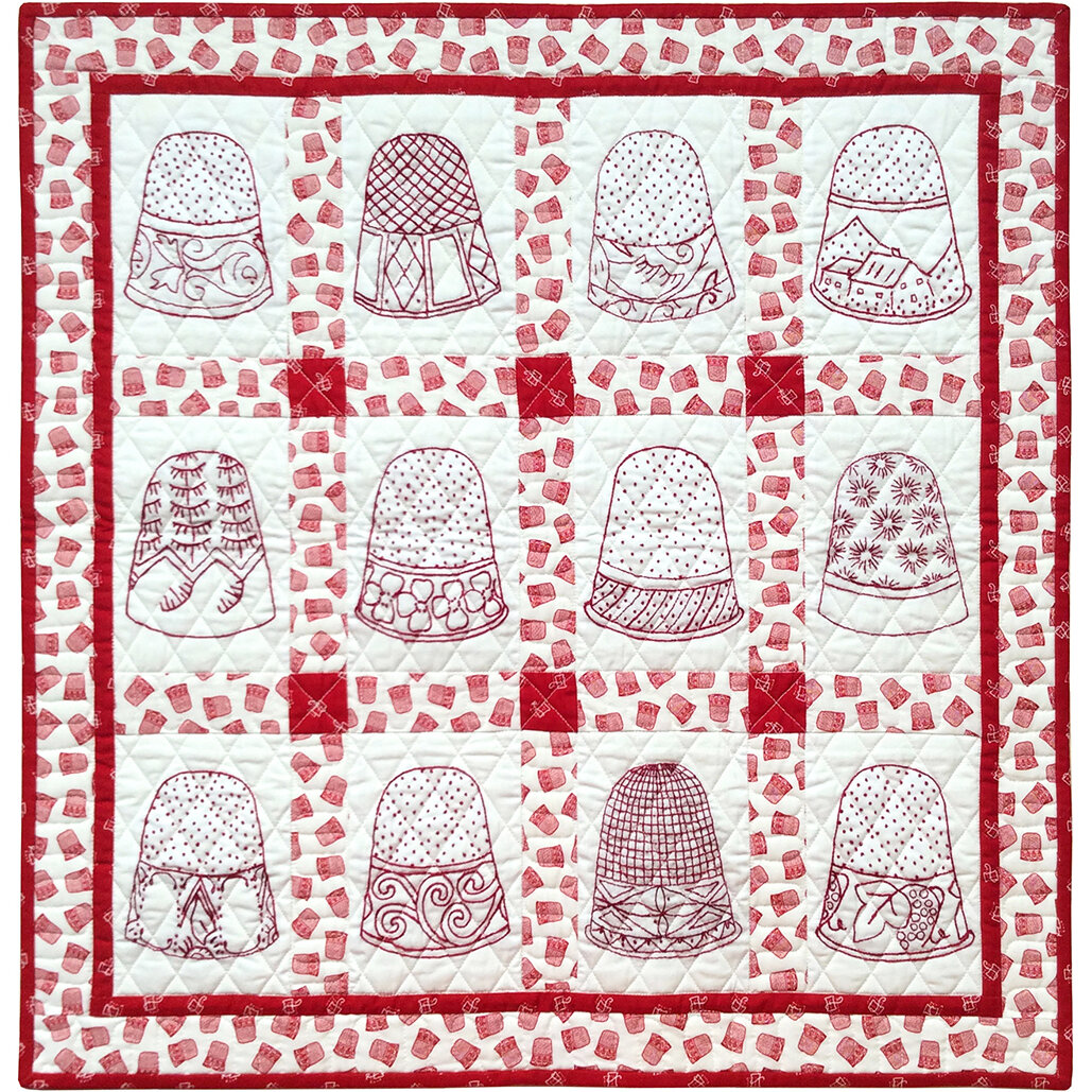 Hand Embroidery, Stitches-at-a-glance — Redwork Plus/Scarlet Today