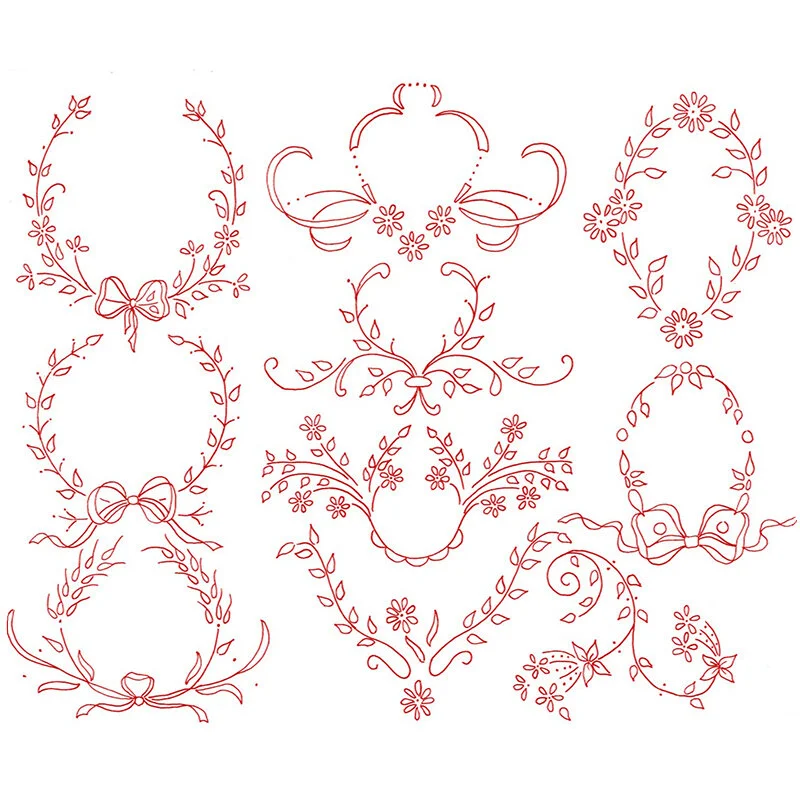 A Group of Small Vintage Designs PDF — Redwork Plus/Scarlet Today a-group-of-small-vintage-designs-pdf-redwork-plus-scarlet-today