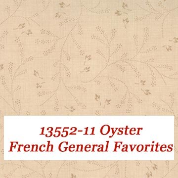 Général français favoris Oyster par Moda bthy 1/2 yard tissu 13529 22 