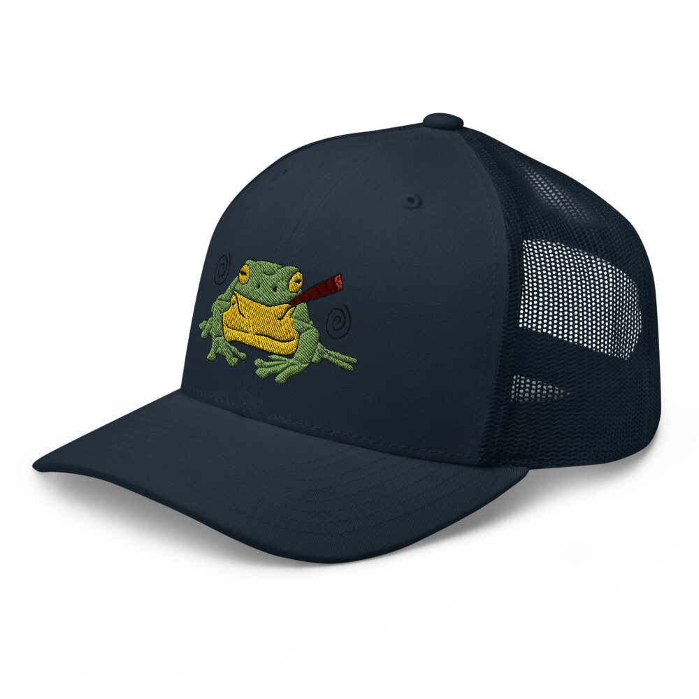Frog Smoke Trucker Cap —