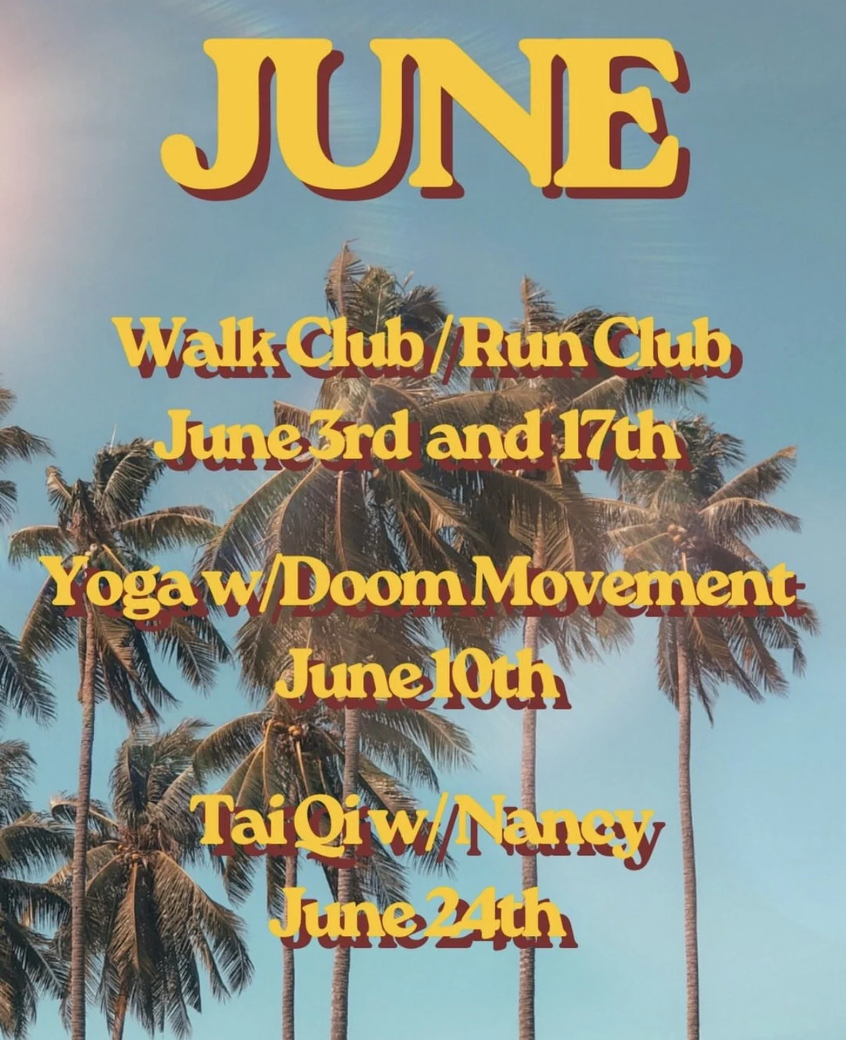 June Movement Series image and info from Golden Hour's Instagram