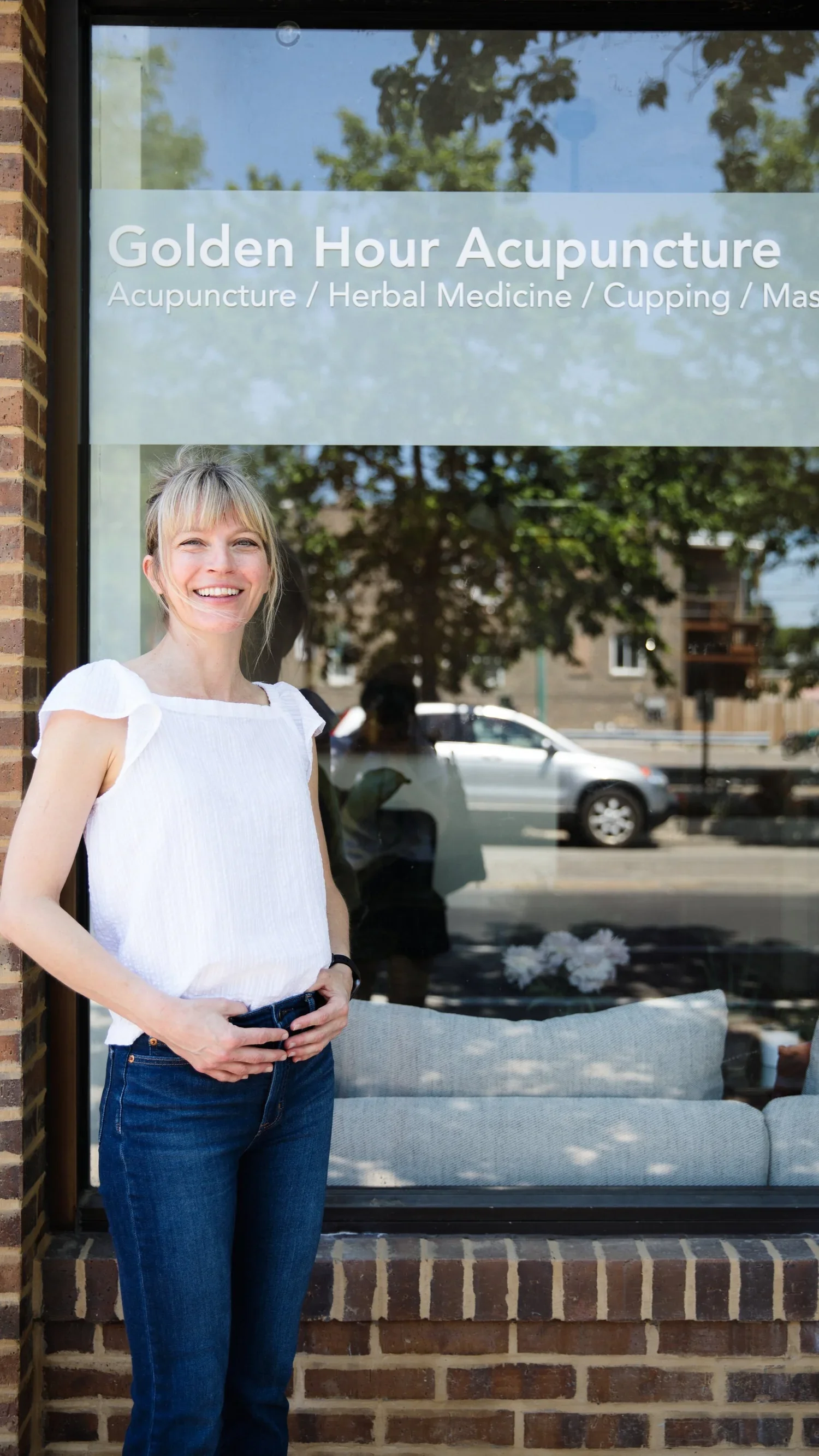 NCCAOM Certified Acupuncturist and Owner of Golden Hour Acupuncture Chicago Amanda Dobron