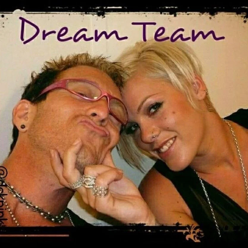 Mark Schulman with P!NK for about musician website .JPG