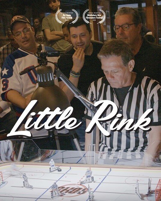 Little Rink is a selected short documentary @middfilmfest.  Special thanks to @leftofframe @cathyiselin @iamstevecohen @carlobossio and @sohotablehockey 

#middfilmfest #Middlebury #mnff6online #filmfestival #ShortFilm #documentary #tablehockey #hock