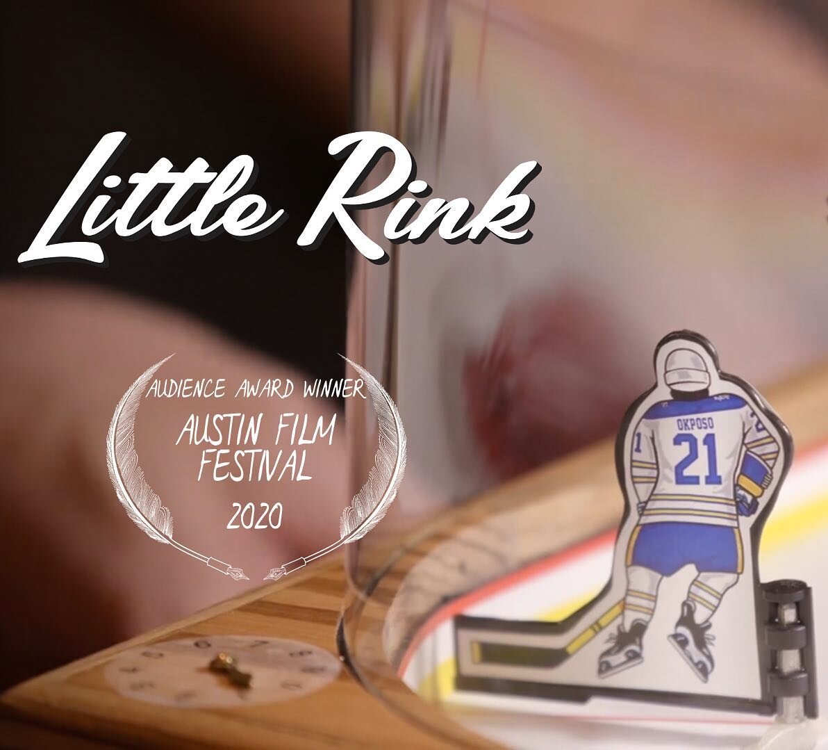 We are thrilled to announce that LITTLE RINK won The Short Documentary Audience Award @austinfilmfest 
Thanks to all who supported us and who voted! #ShortFilm #documentary #Tablehockey #Hockey #austinfilmfestival #sohohockey #vote #votingmatters