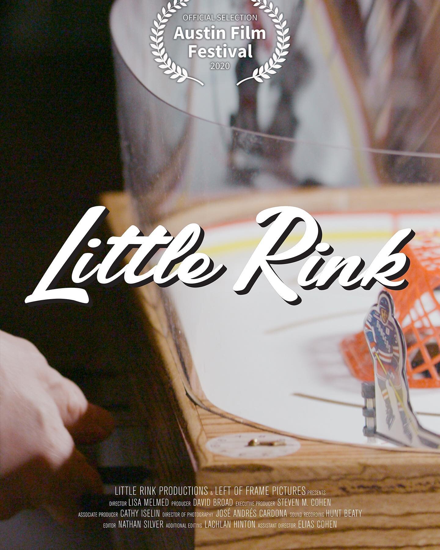 Excited to announce our selection by the @austinfilmfest #aff27 #TableHockey #ShortFilm #filmfestival #hockey