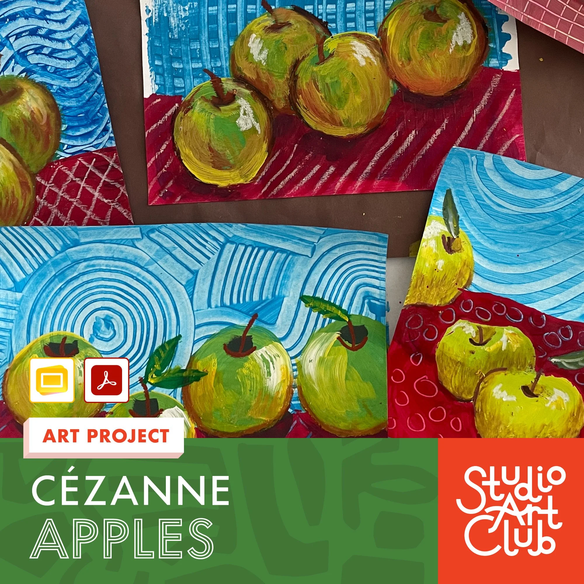 Cézanne Apple Paintings