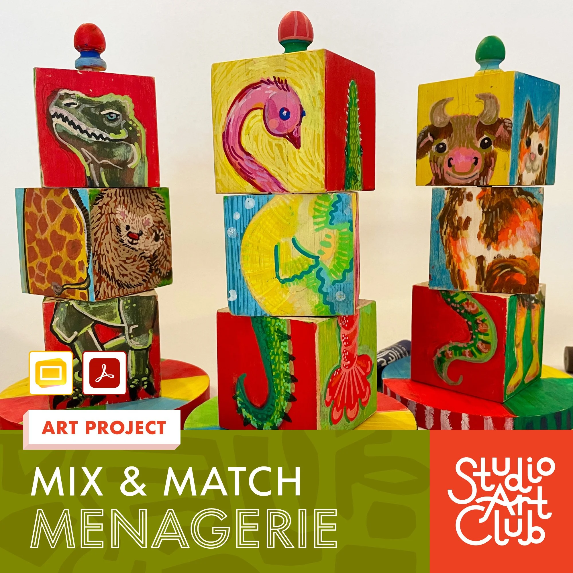 Mix and Match Menagerie | Animal Art Lesson