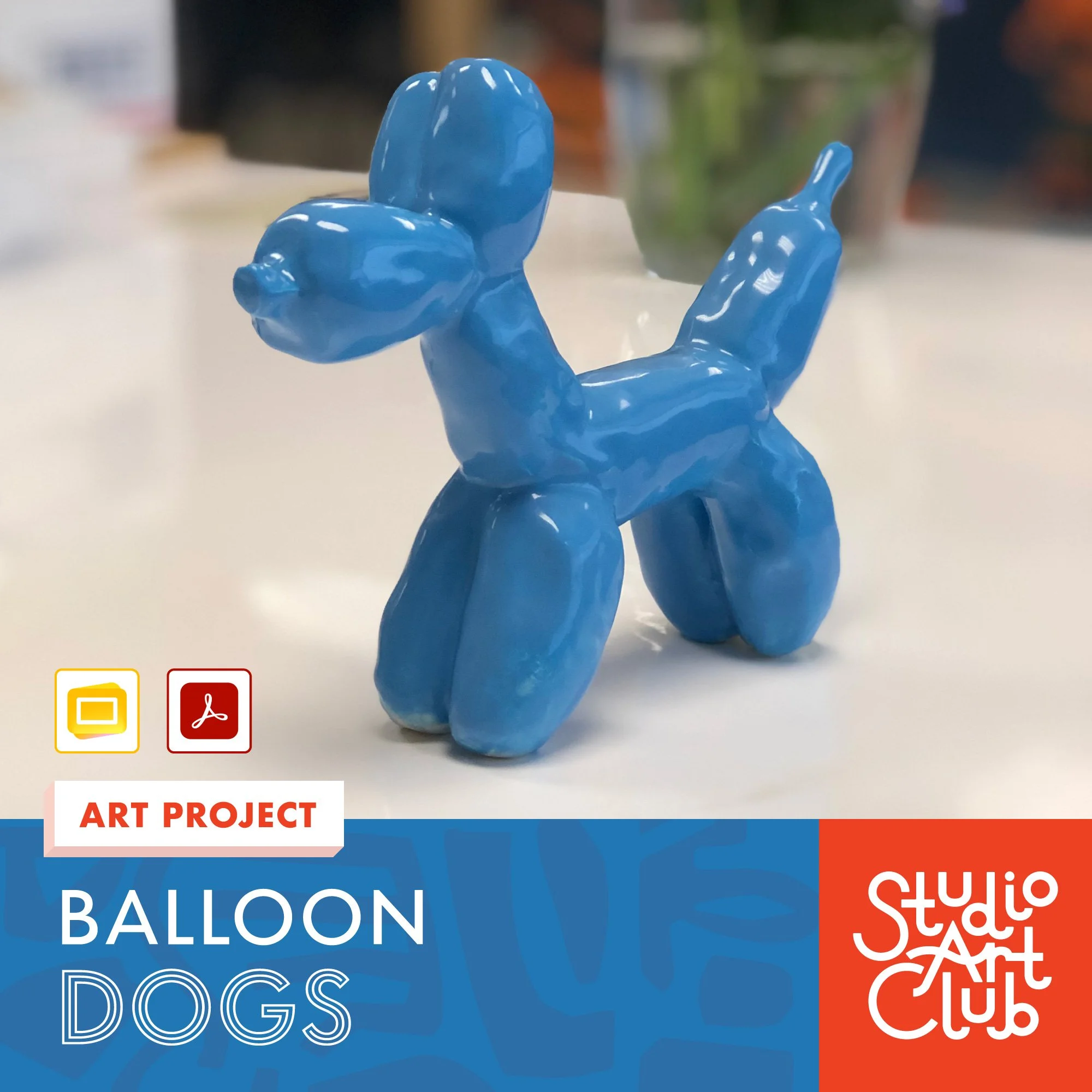 Clay Balloon Dogs